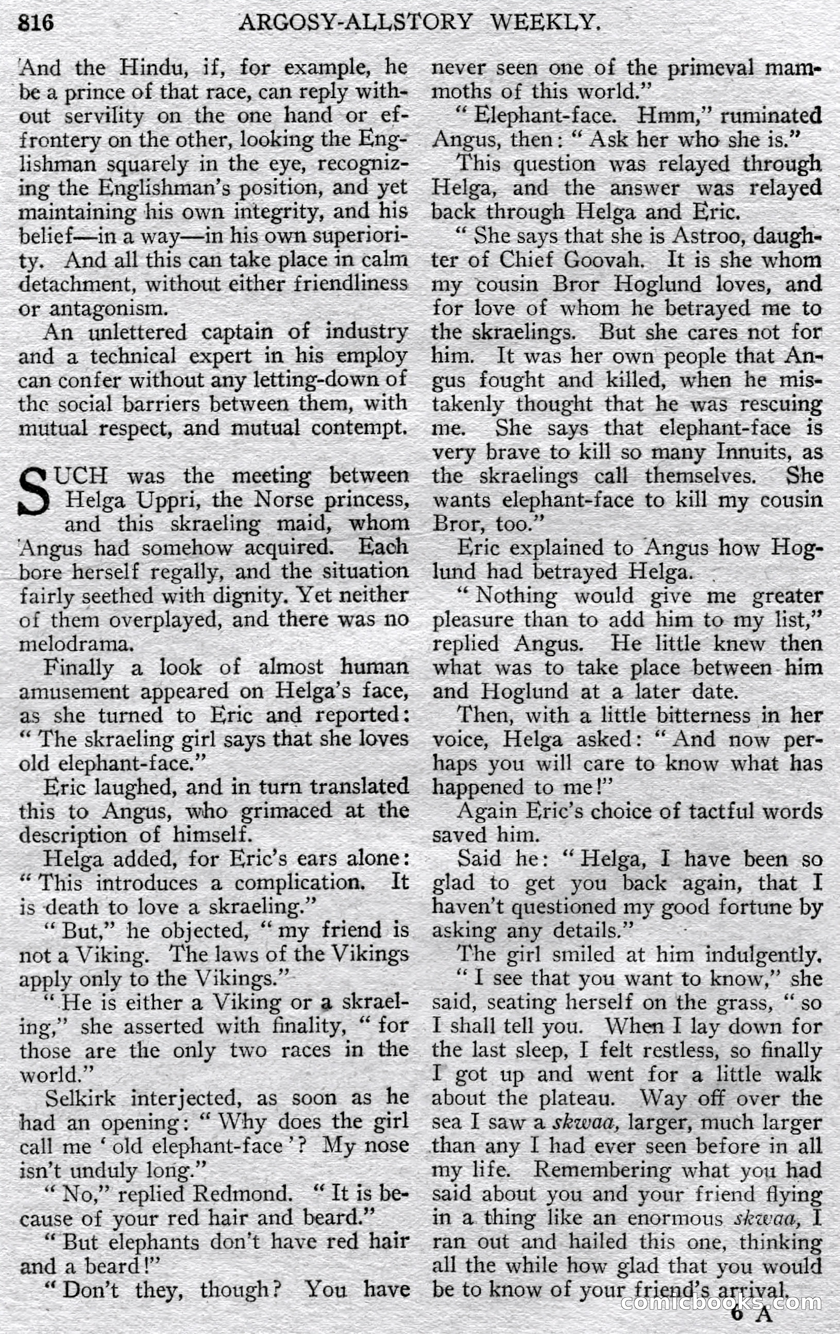 Argosy All-Story Weekly, May 25, 1929 — page 98 of 148