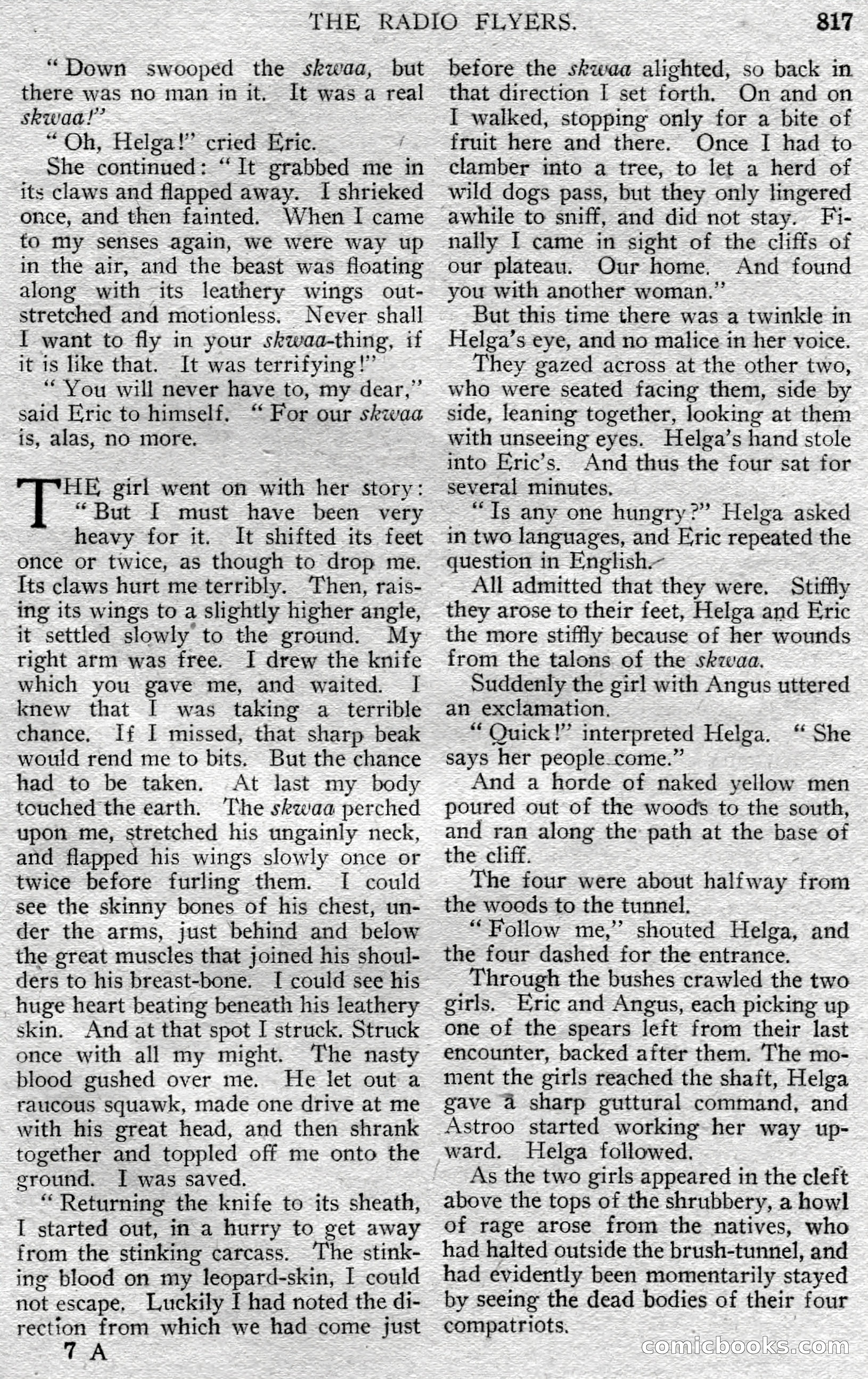 Argosy All-Story Weekly, May 25, 1929 — page 99 of 148