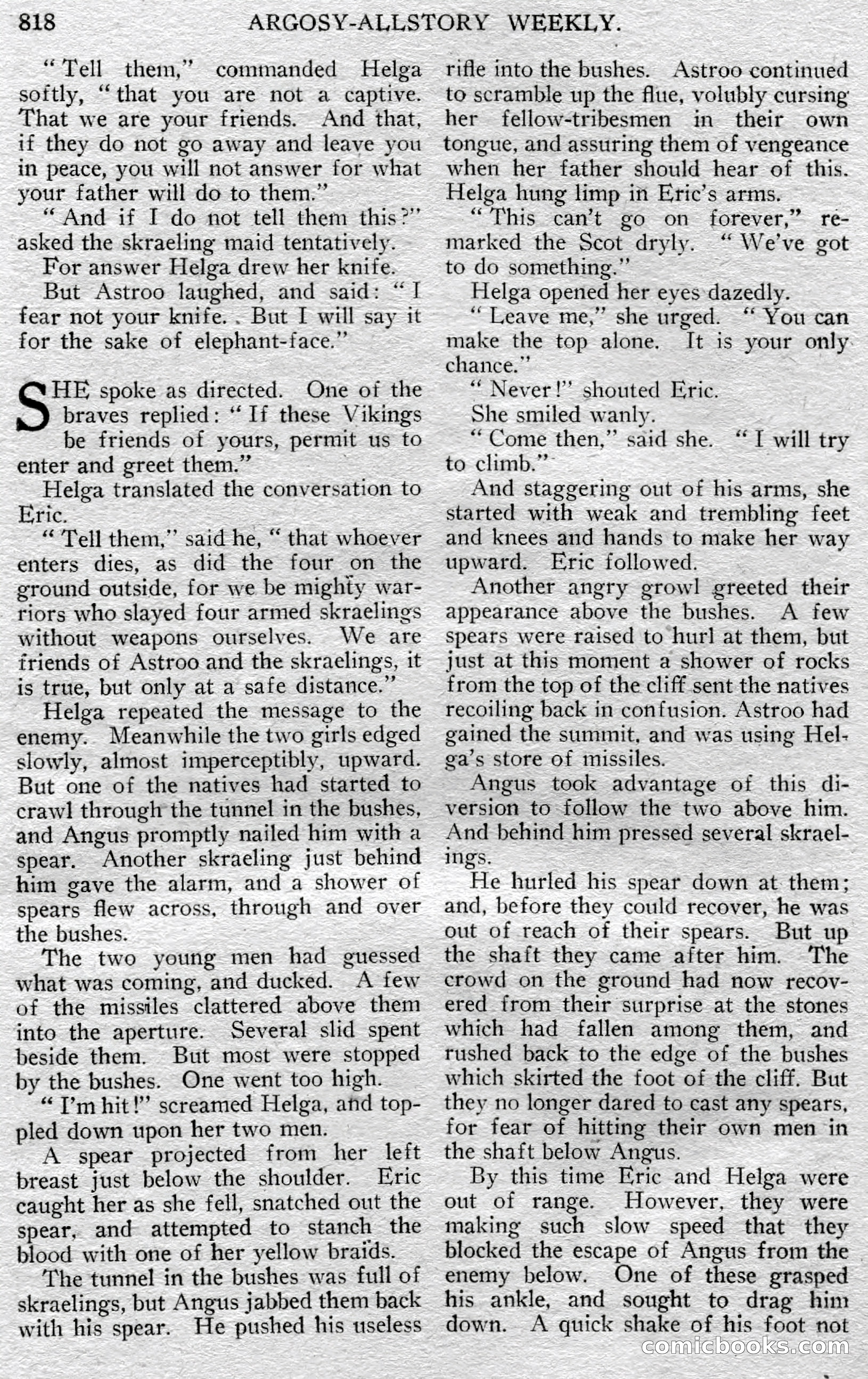 Argosy All-Story Weekly, May 25, 1929 — page 100 of 148