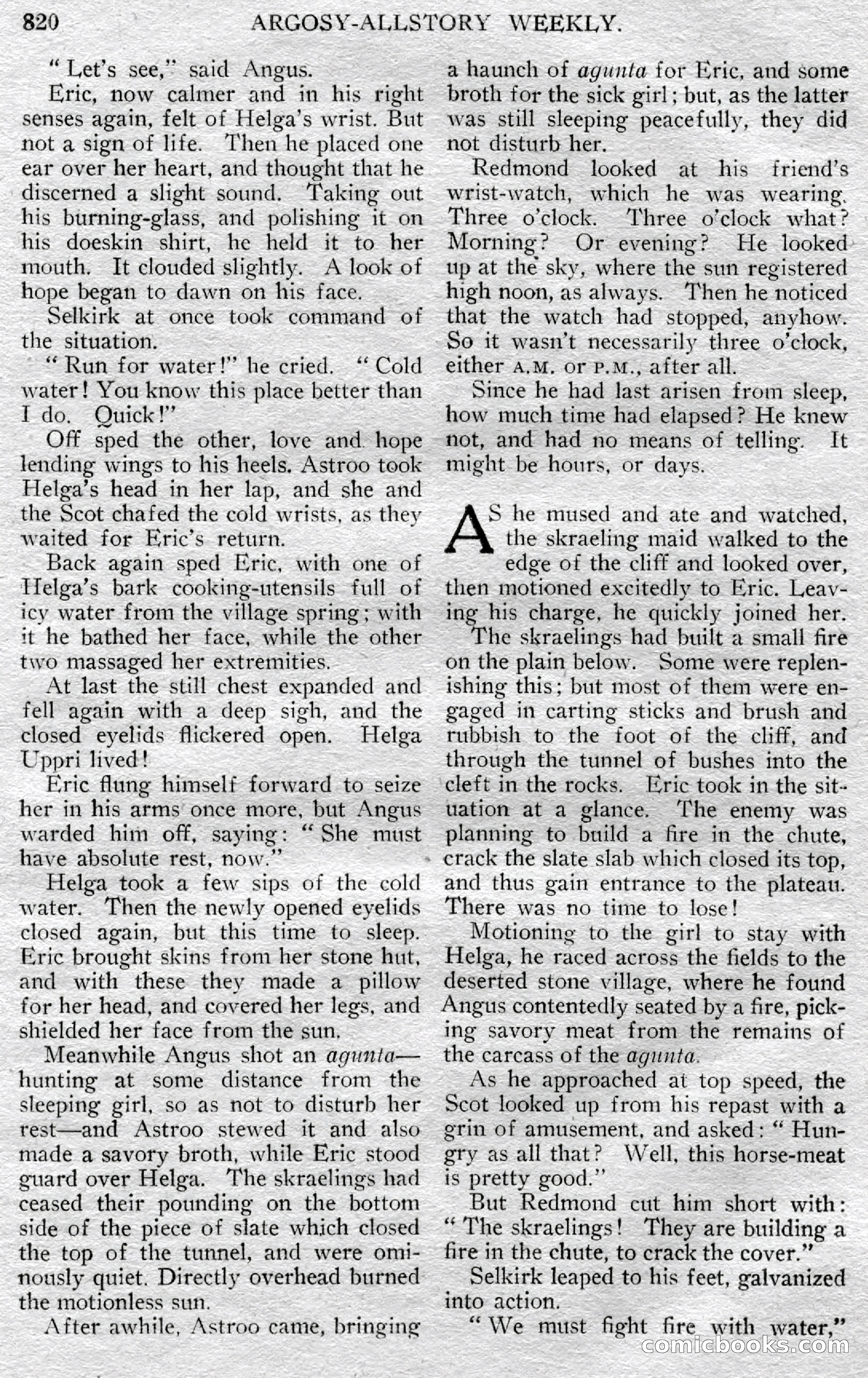 Argosy All-Story Weekly, May 25, 1929 — page 102 of 148