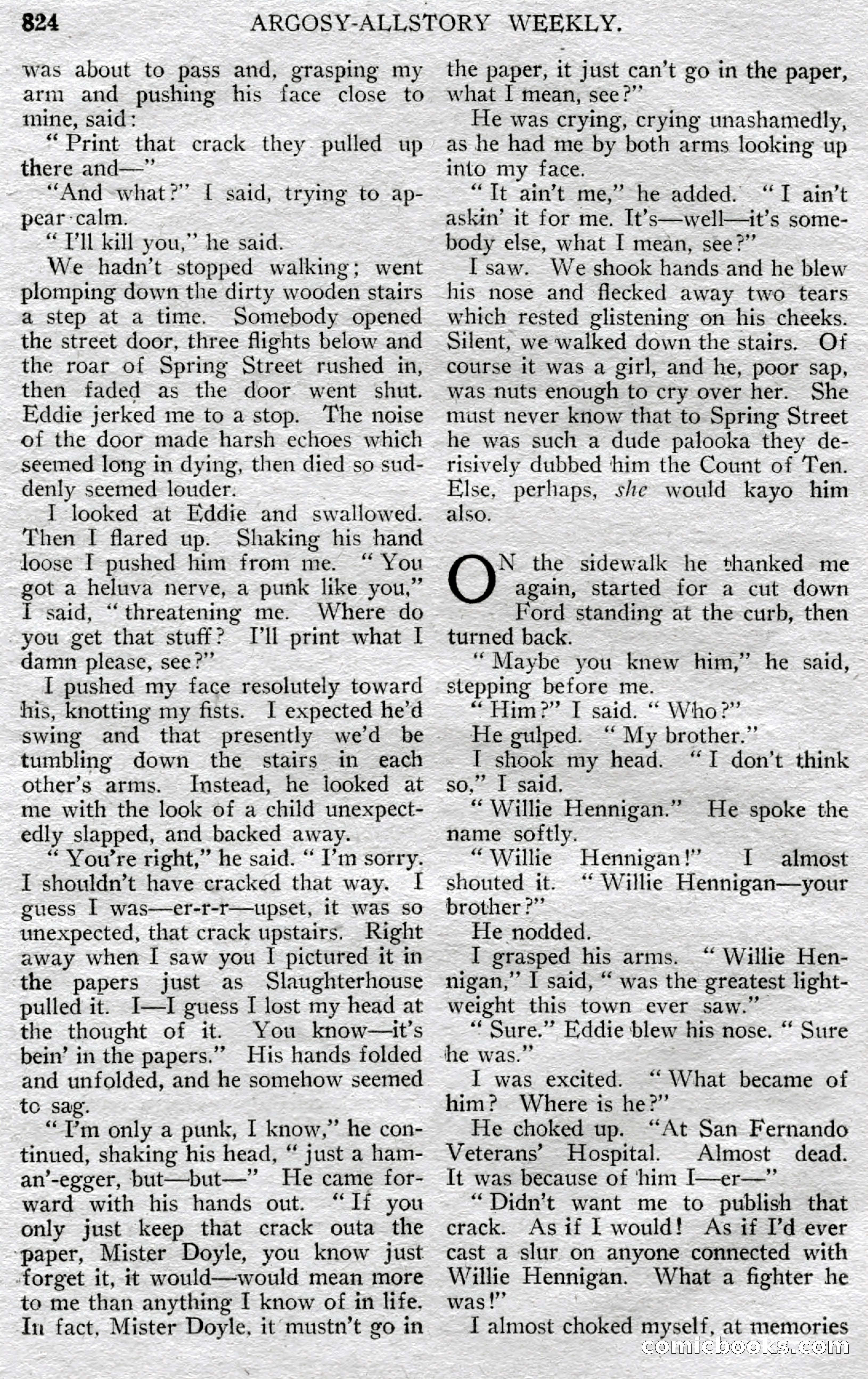 Argosy All-Story Weekly, May 25, 1929 — page 106 of 148