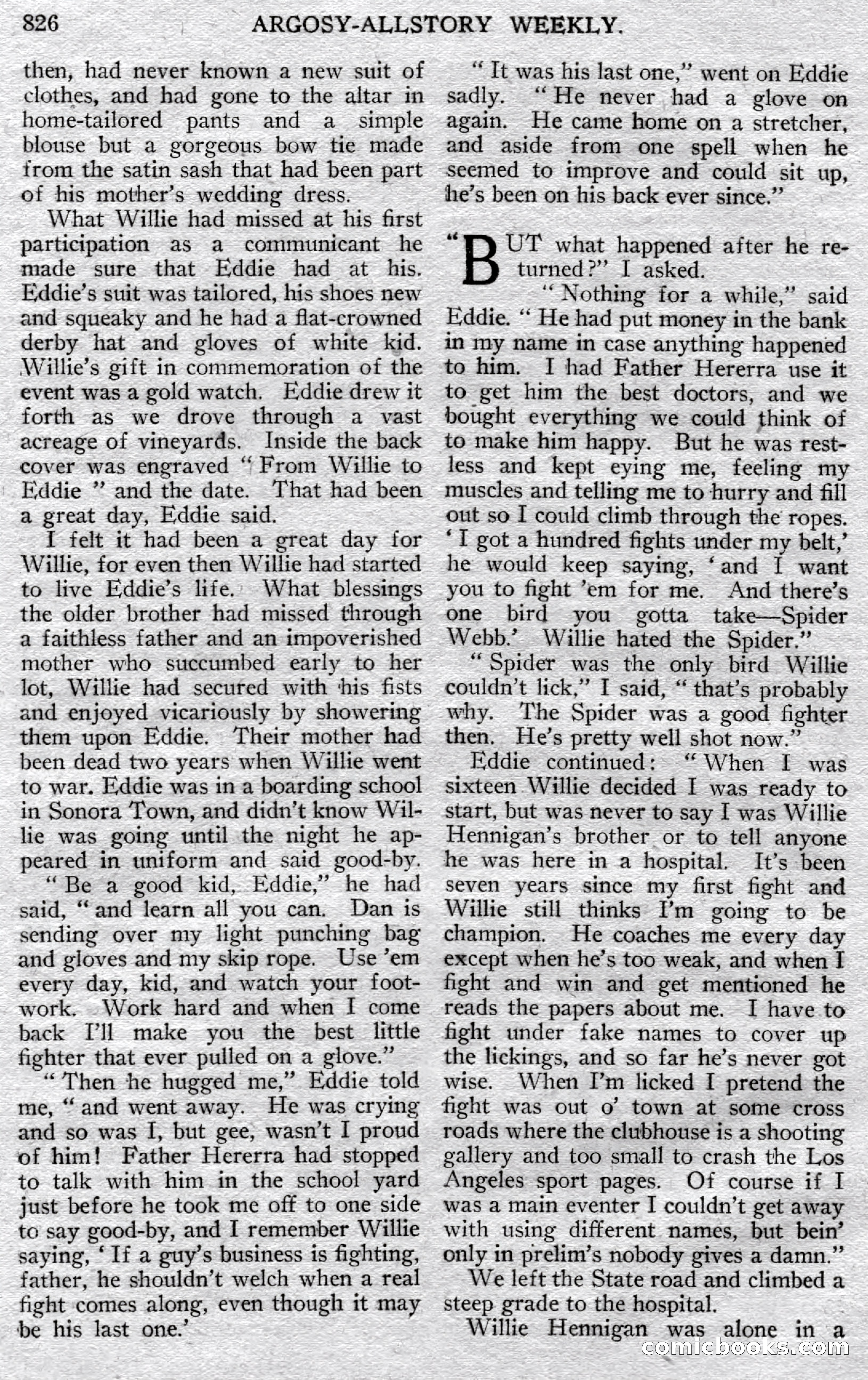 Argosy All-Story Weekly, May 25, 1929 — page 108 of 148