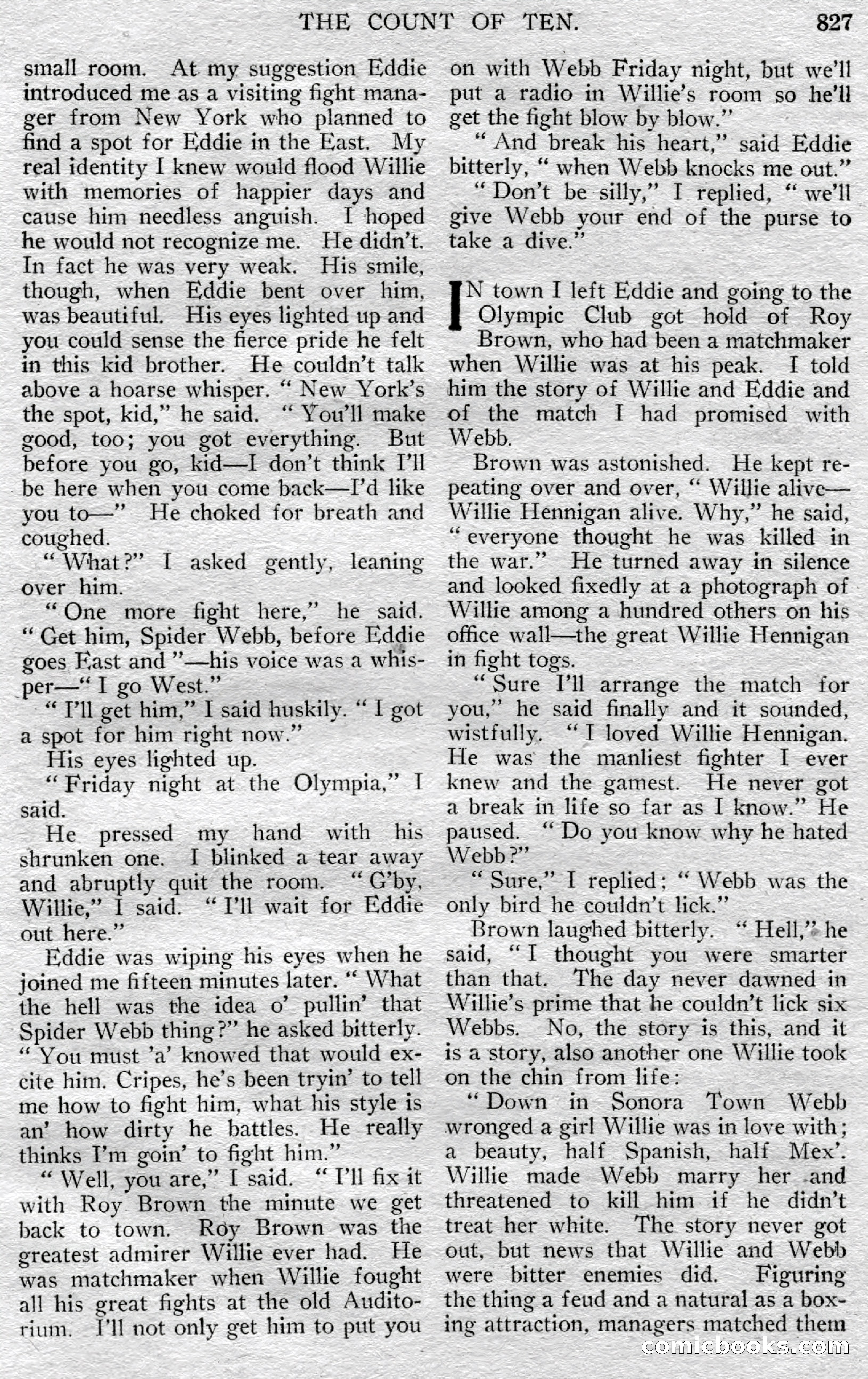 Argosy All-Story Weekly, May 25, 1929 — page 109 of 148
