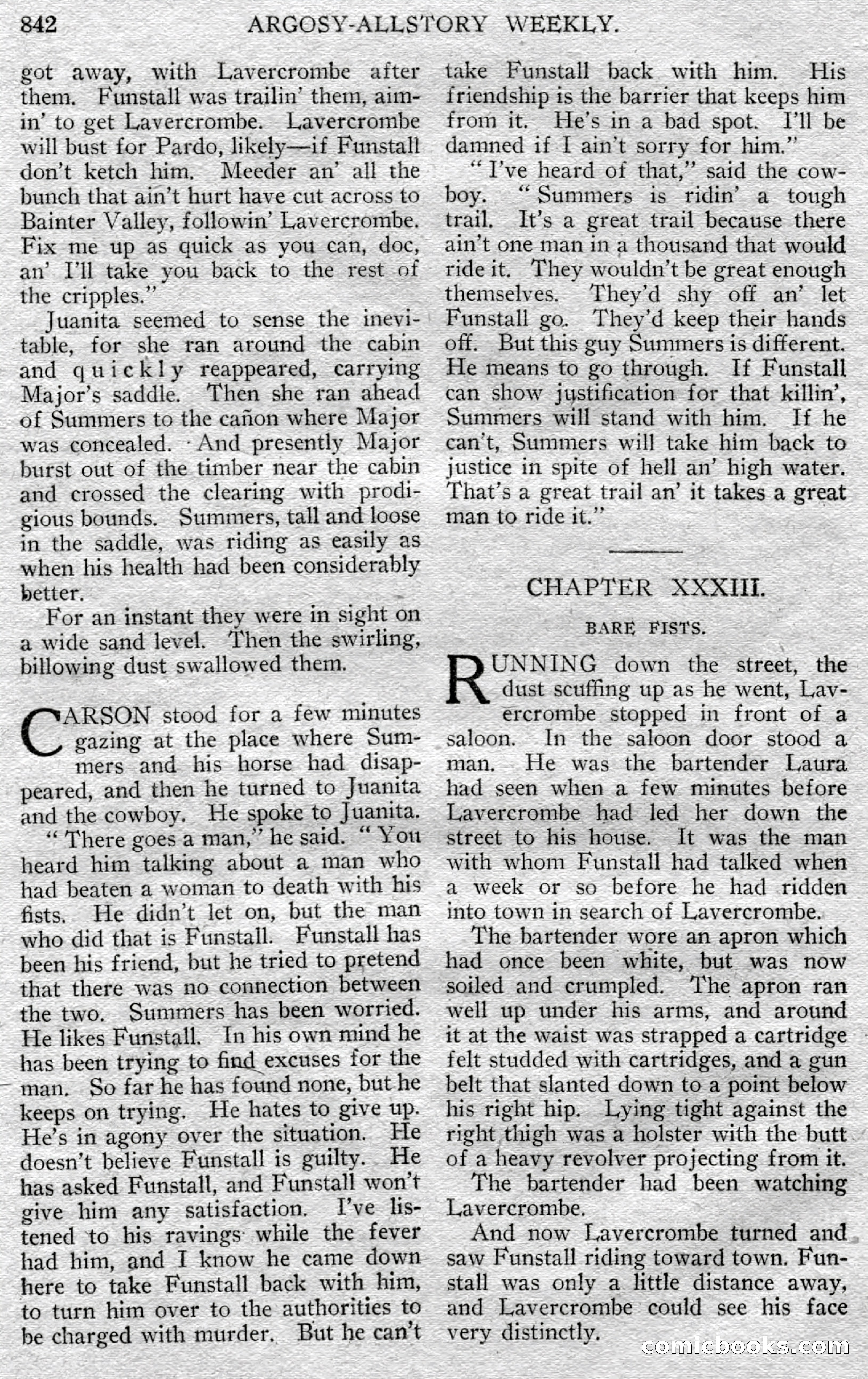 Argosy All-Story Weekly, May 25, 1929 — page 124 of 148