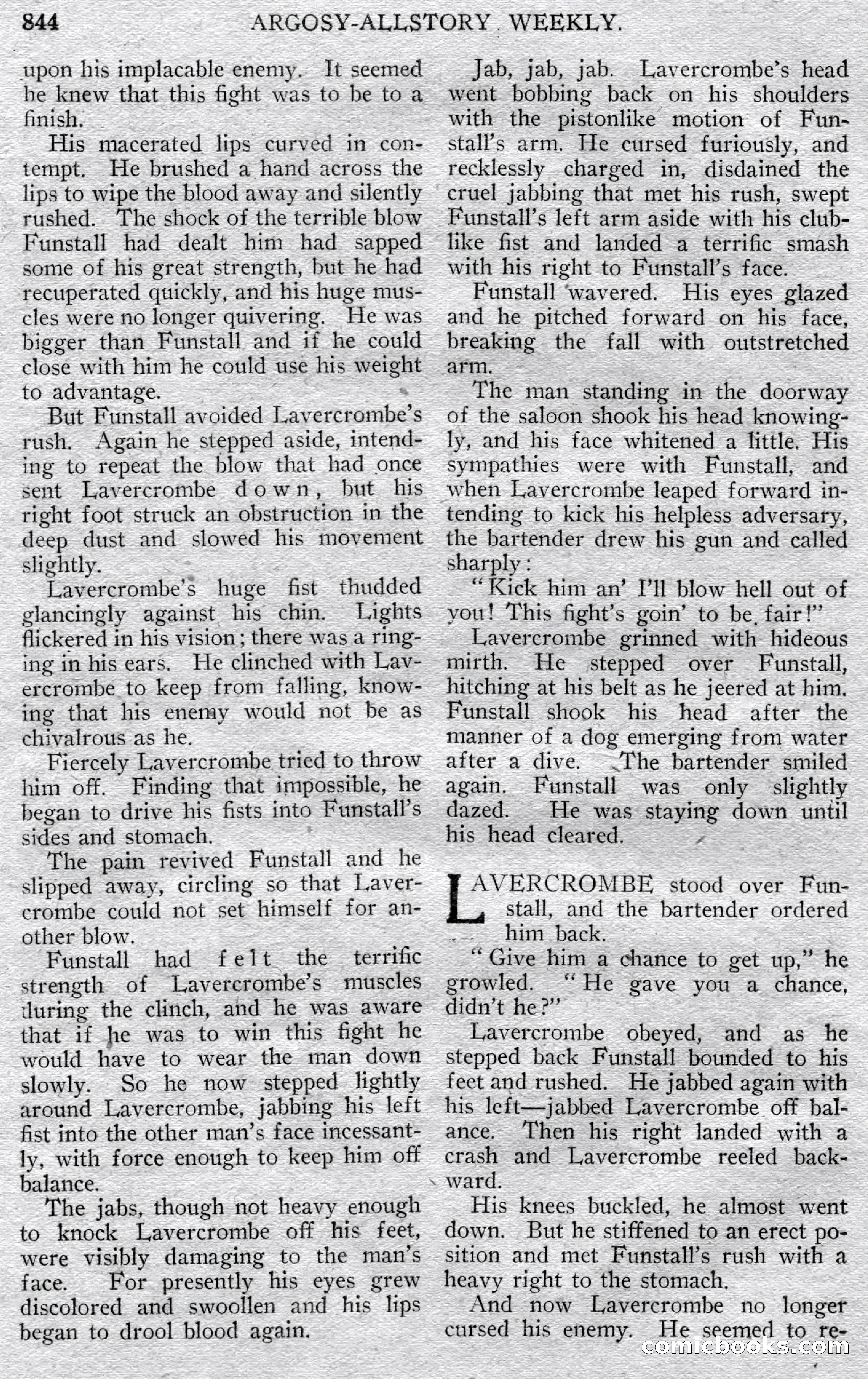 Argosy All-Story Weekly, May 25, 1929 — page 126 of 148