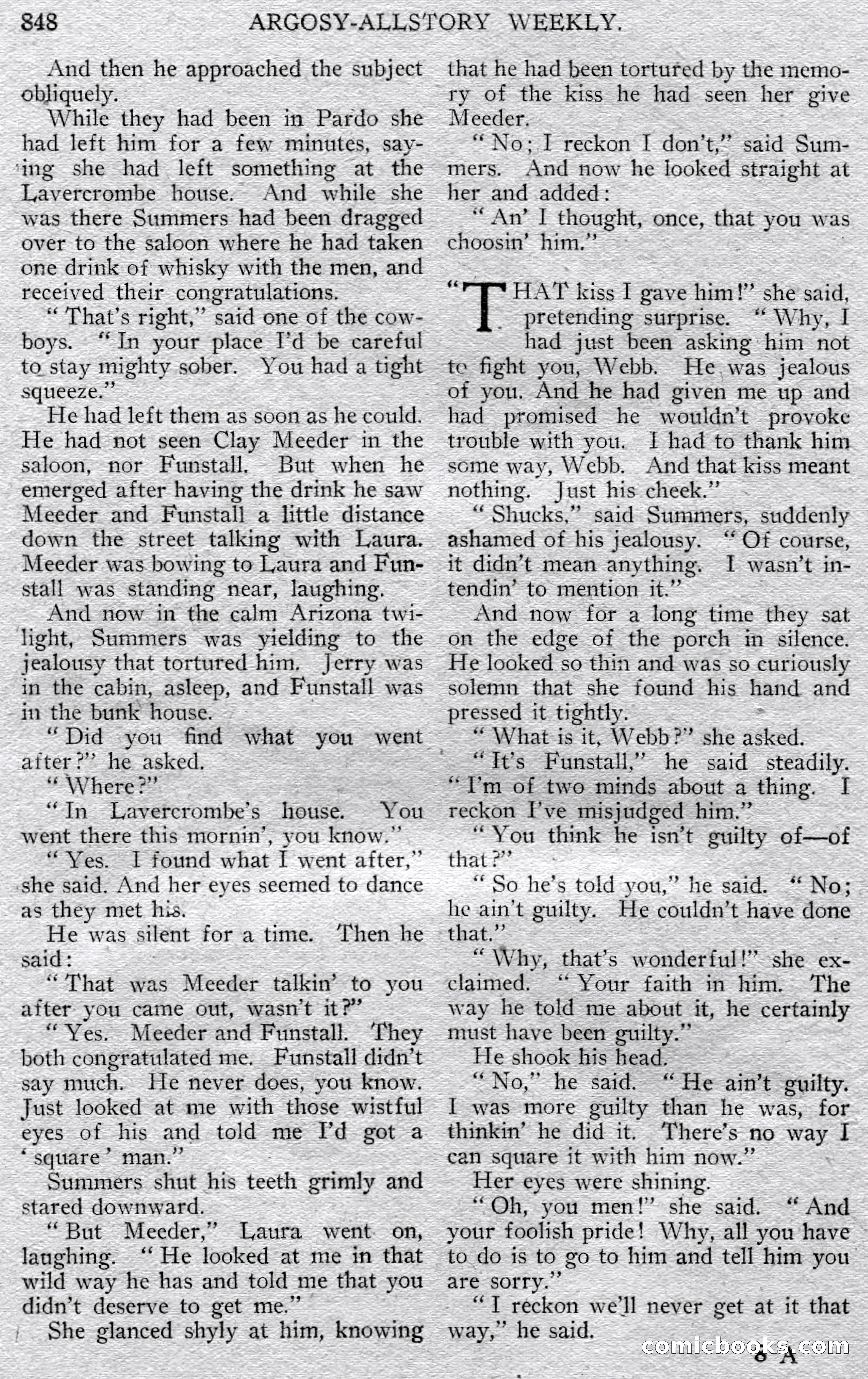 Argosy All-Story Weekly, May 25, 1929 — page 130 of 148