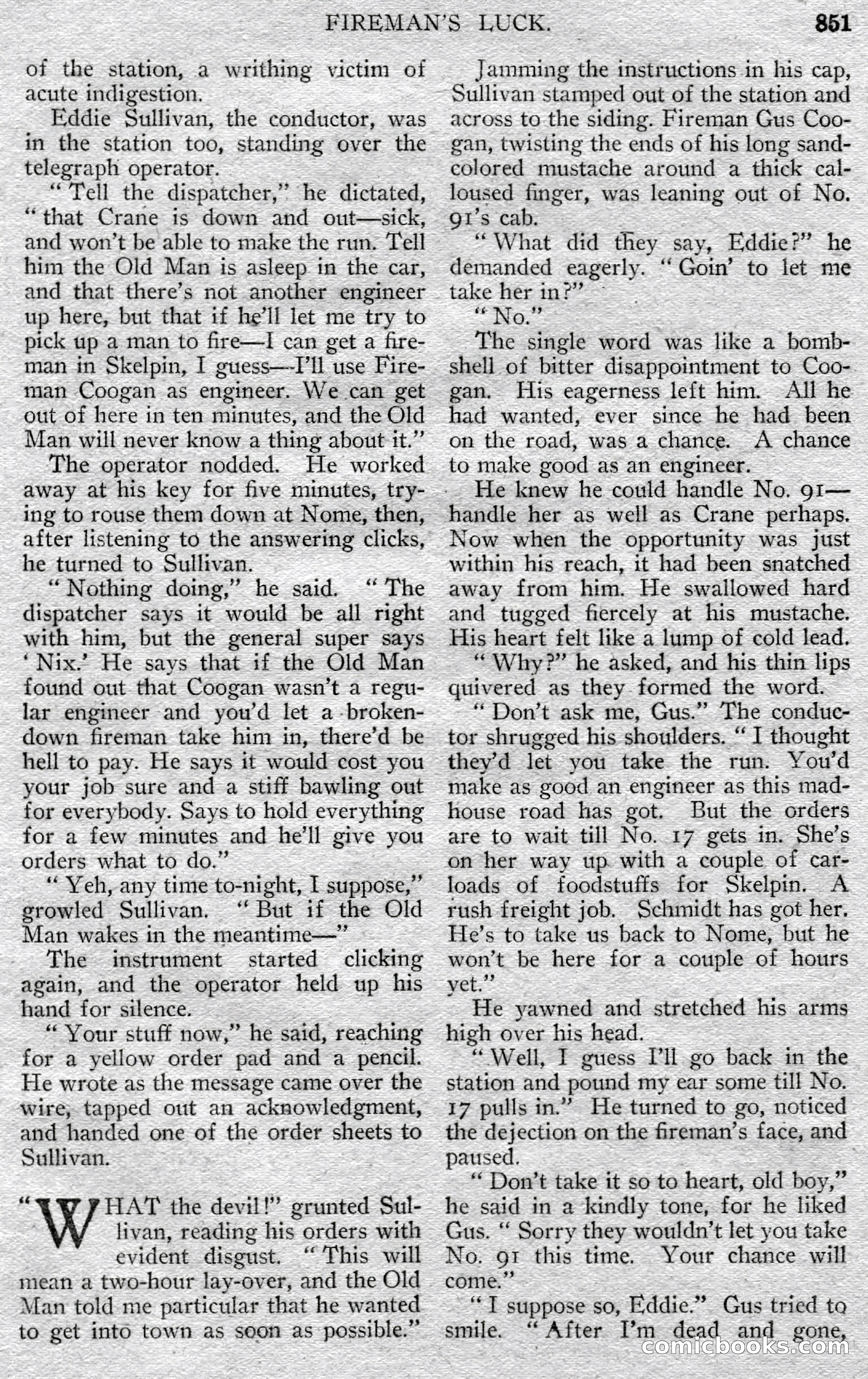 Argosy All-Story Weekly, May 25, 1929 — page 133 of 148