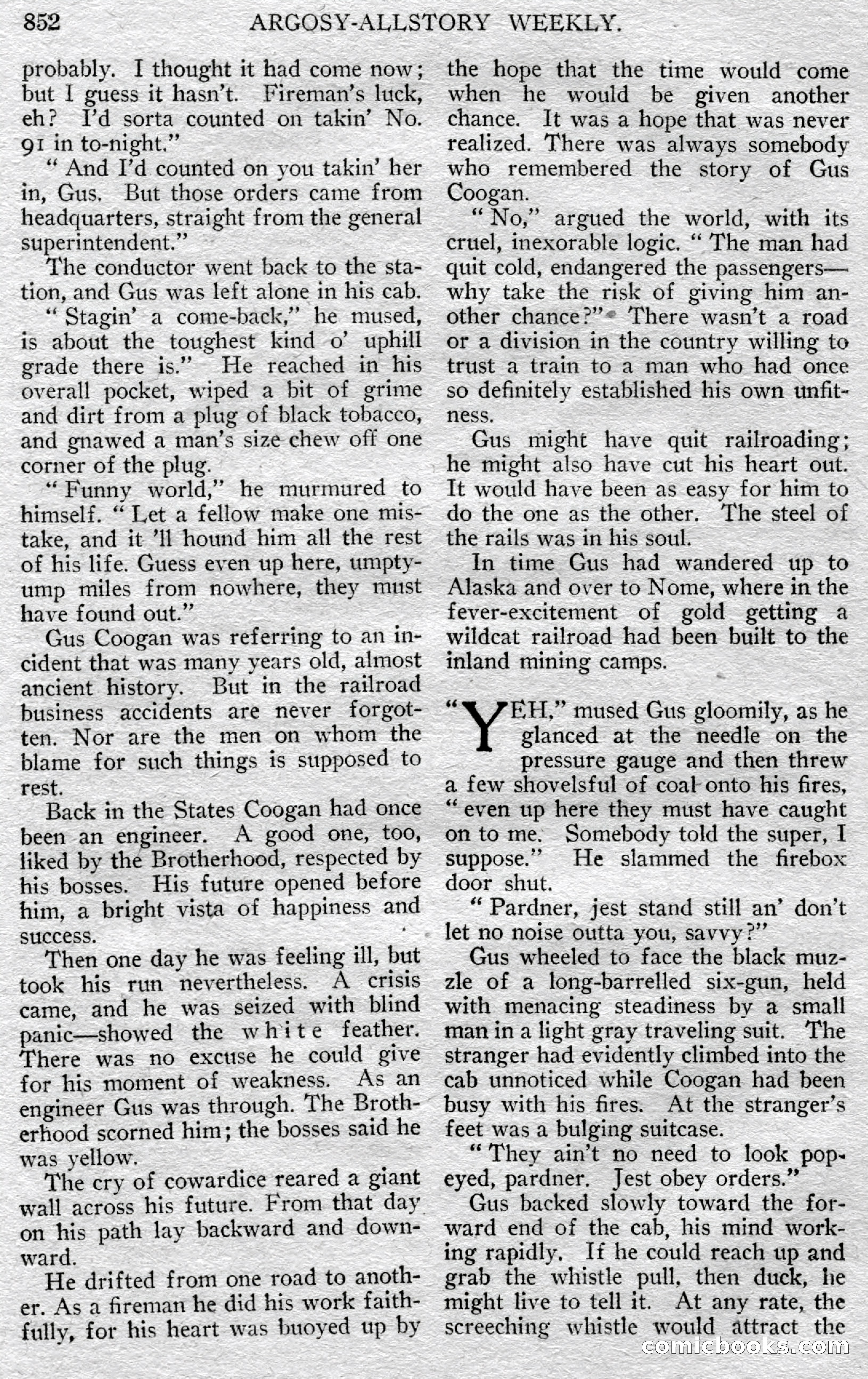 Argosy All-Story Weekly, May 25, 1929 — page 134 of 148