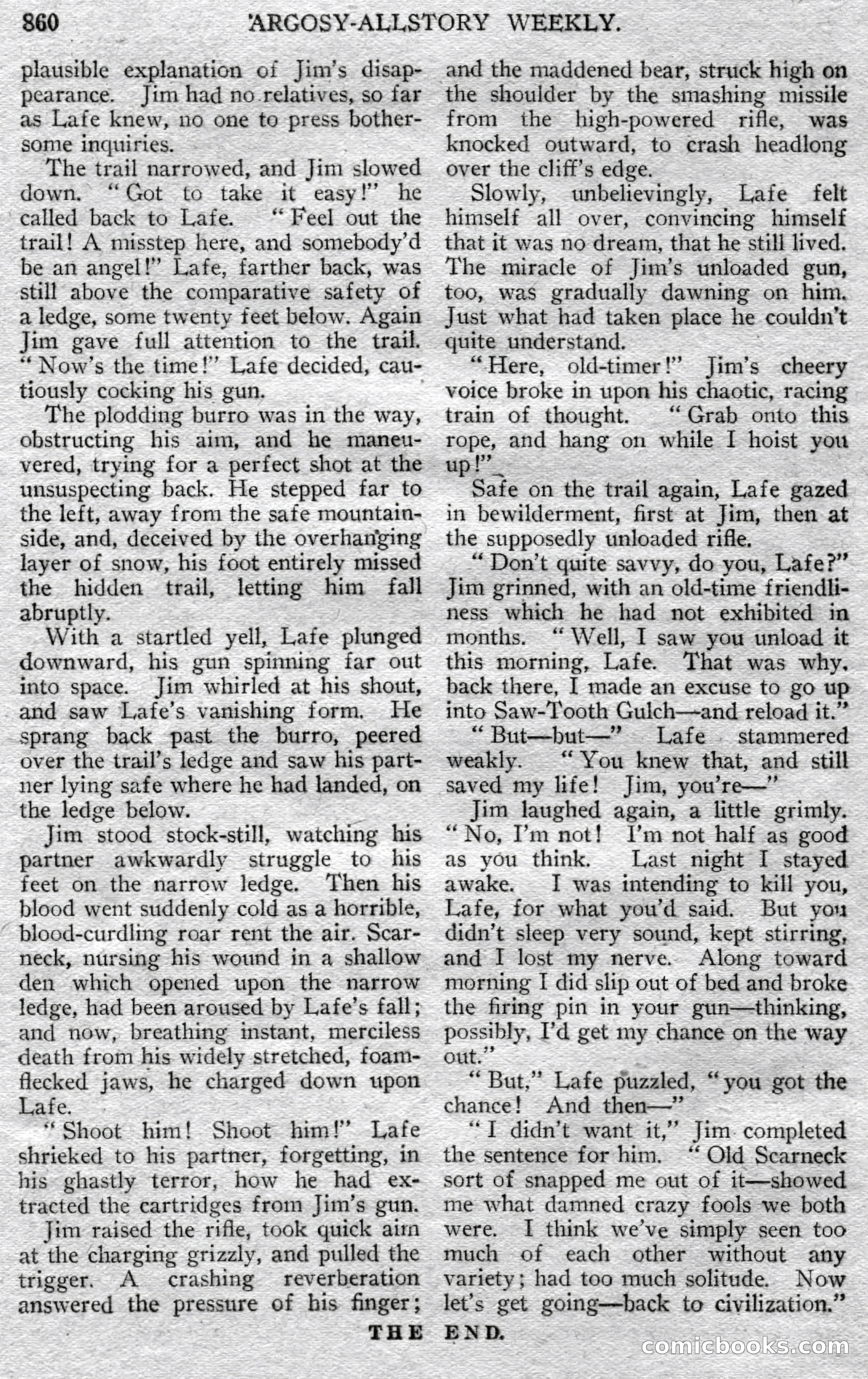 Argosy All-Story Weekly, May 25, 1929 — page 142 of 148