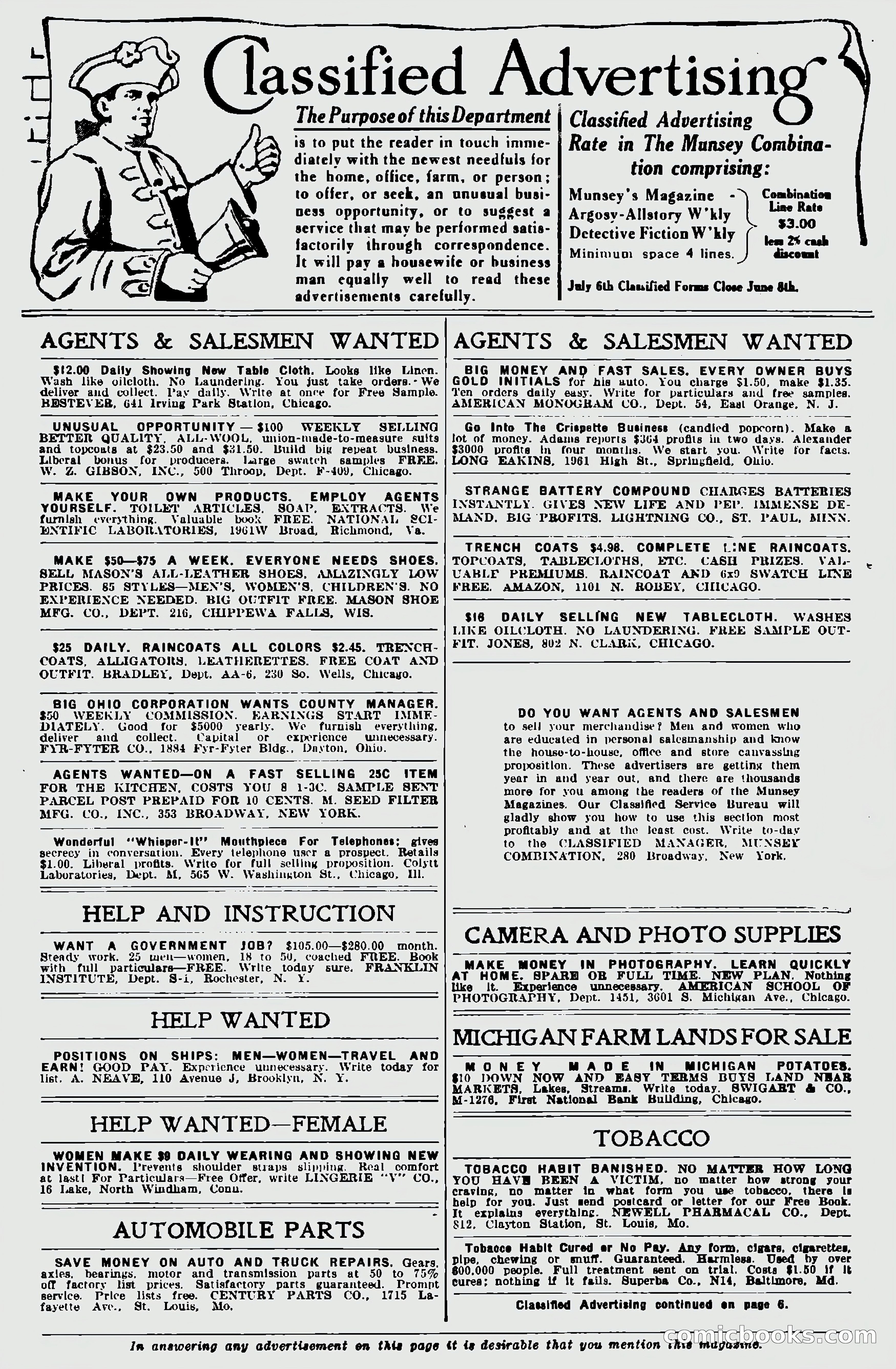 Argosy All-Story Weekly, June 1, 1929 — page 6 of 160