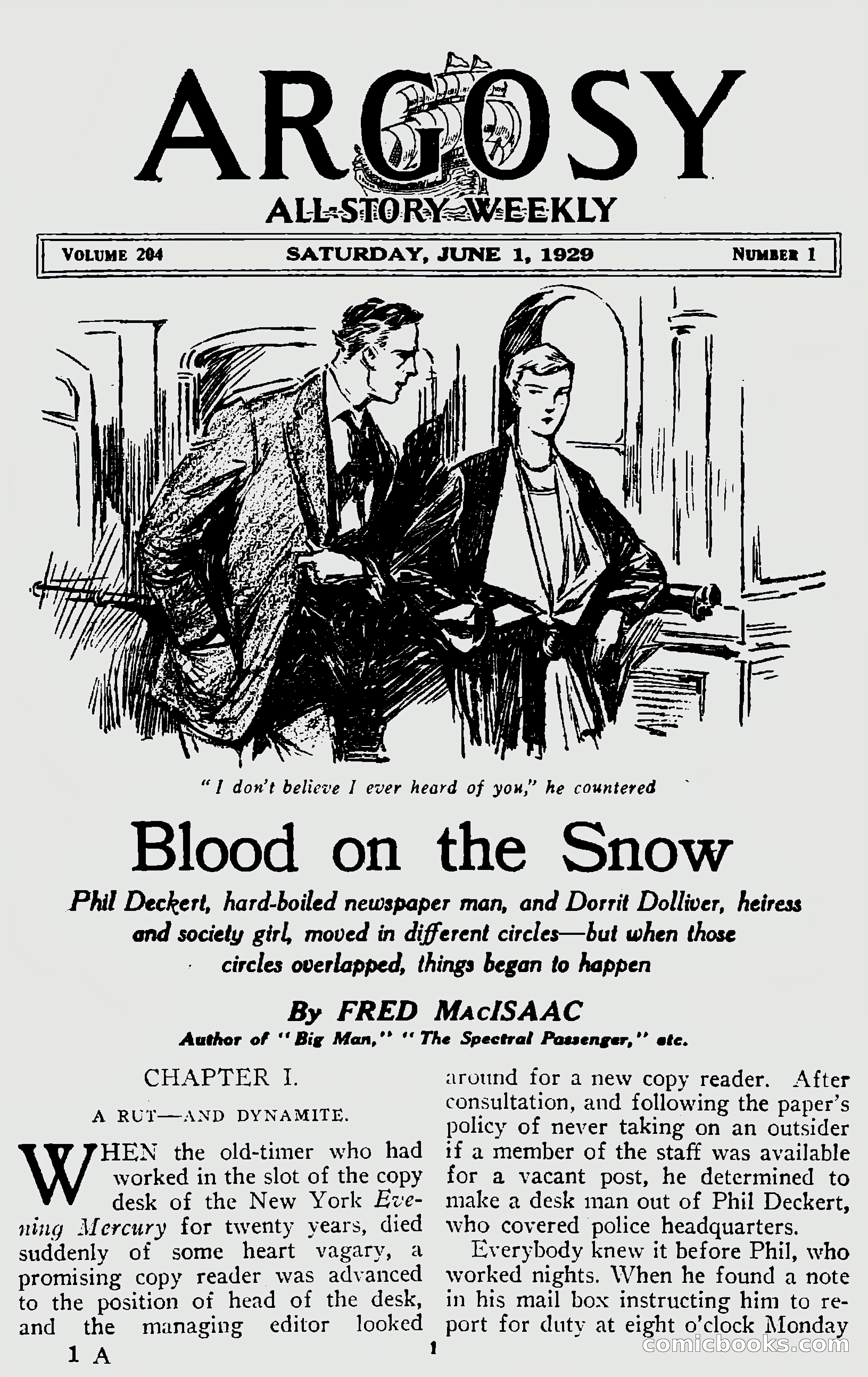 Argosy All-Story Weekly, June 1, 1929 — page 11 of 160