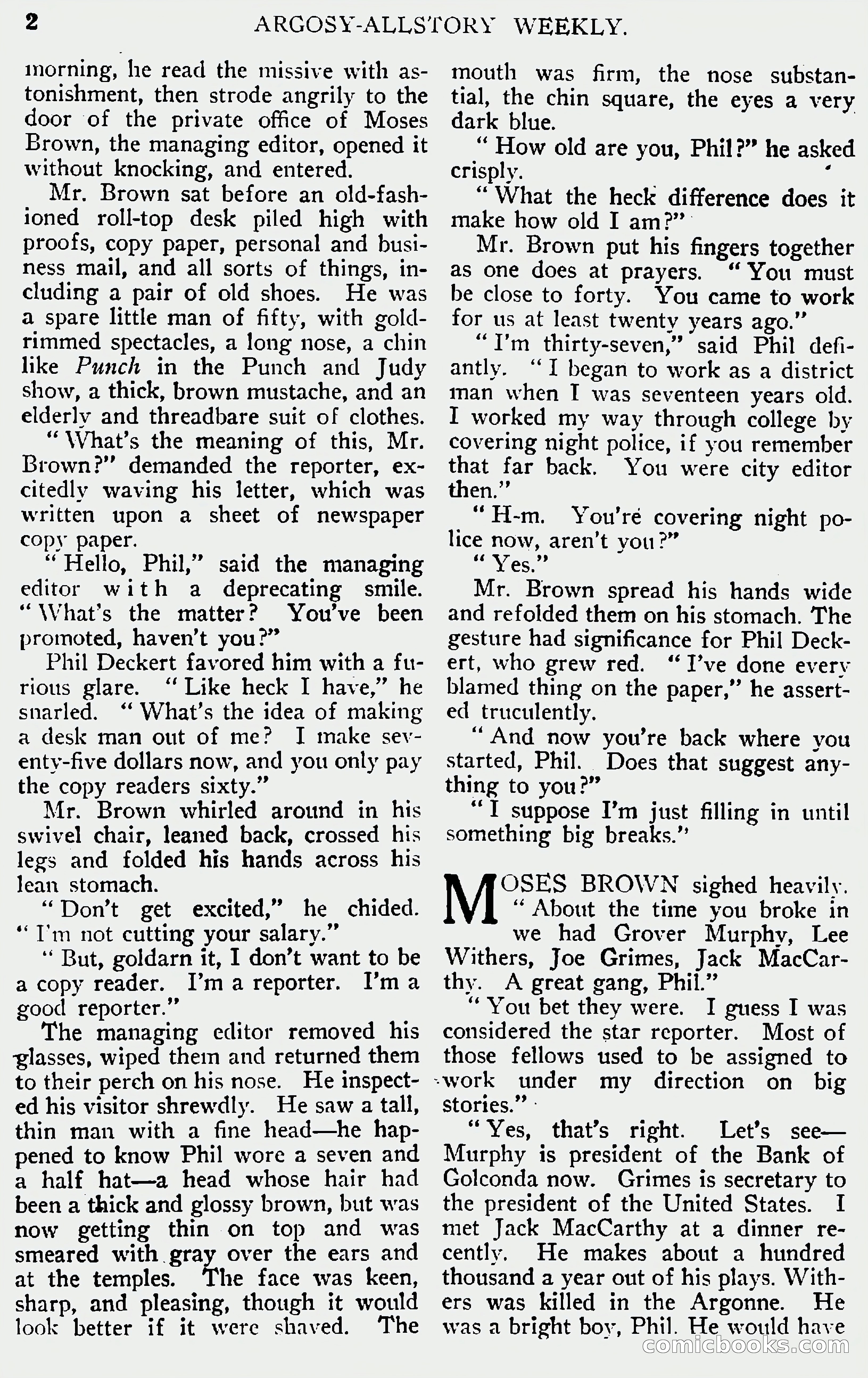 Argosy All-Story Weekly, June 1, 1929 — page 12 of 160