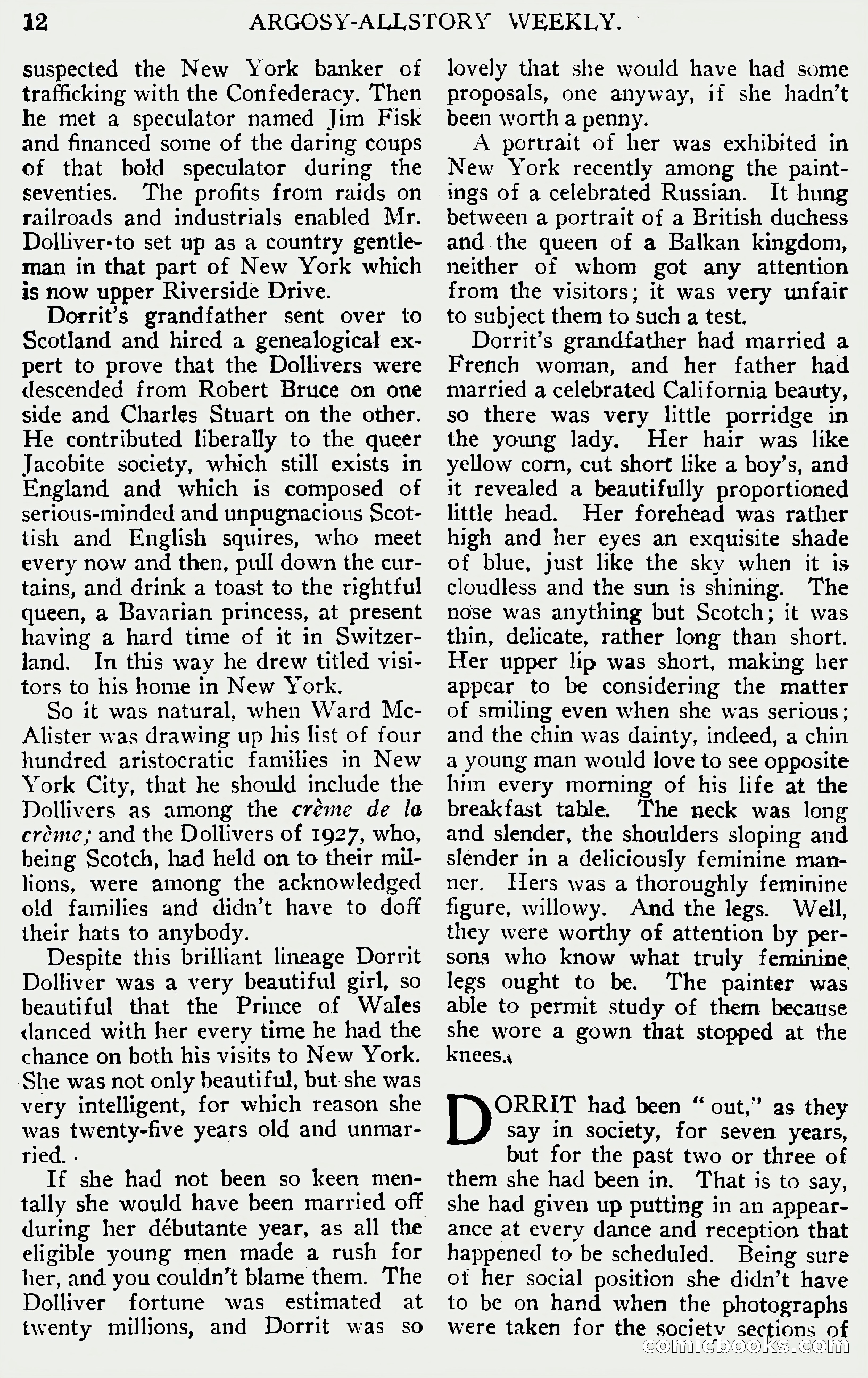 Argosy All-Story Weekly, June 1, 1929 — page 22 of 160