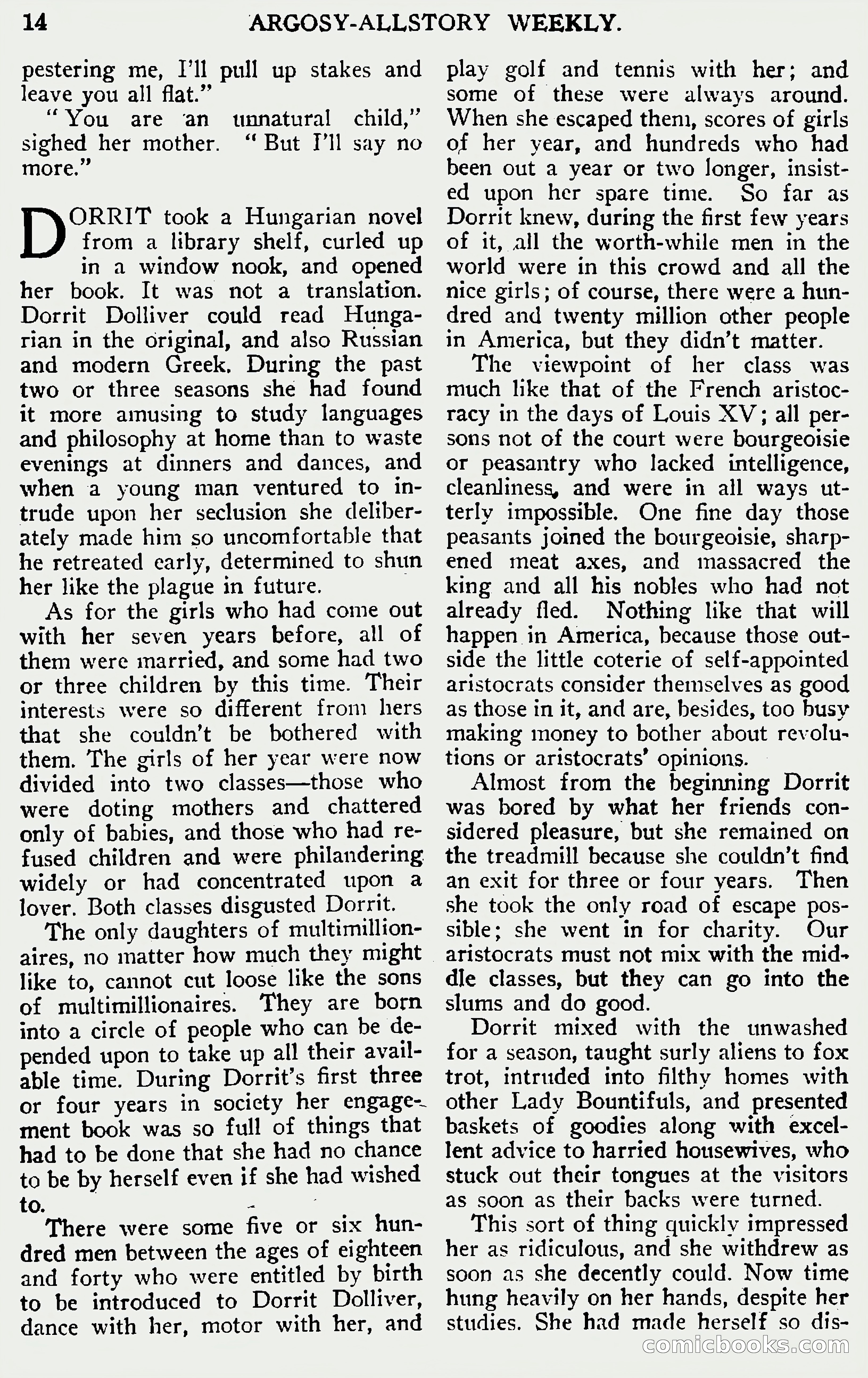 Argosy All-Story Weekly, June 1, 1929 — page 24 of 160