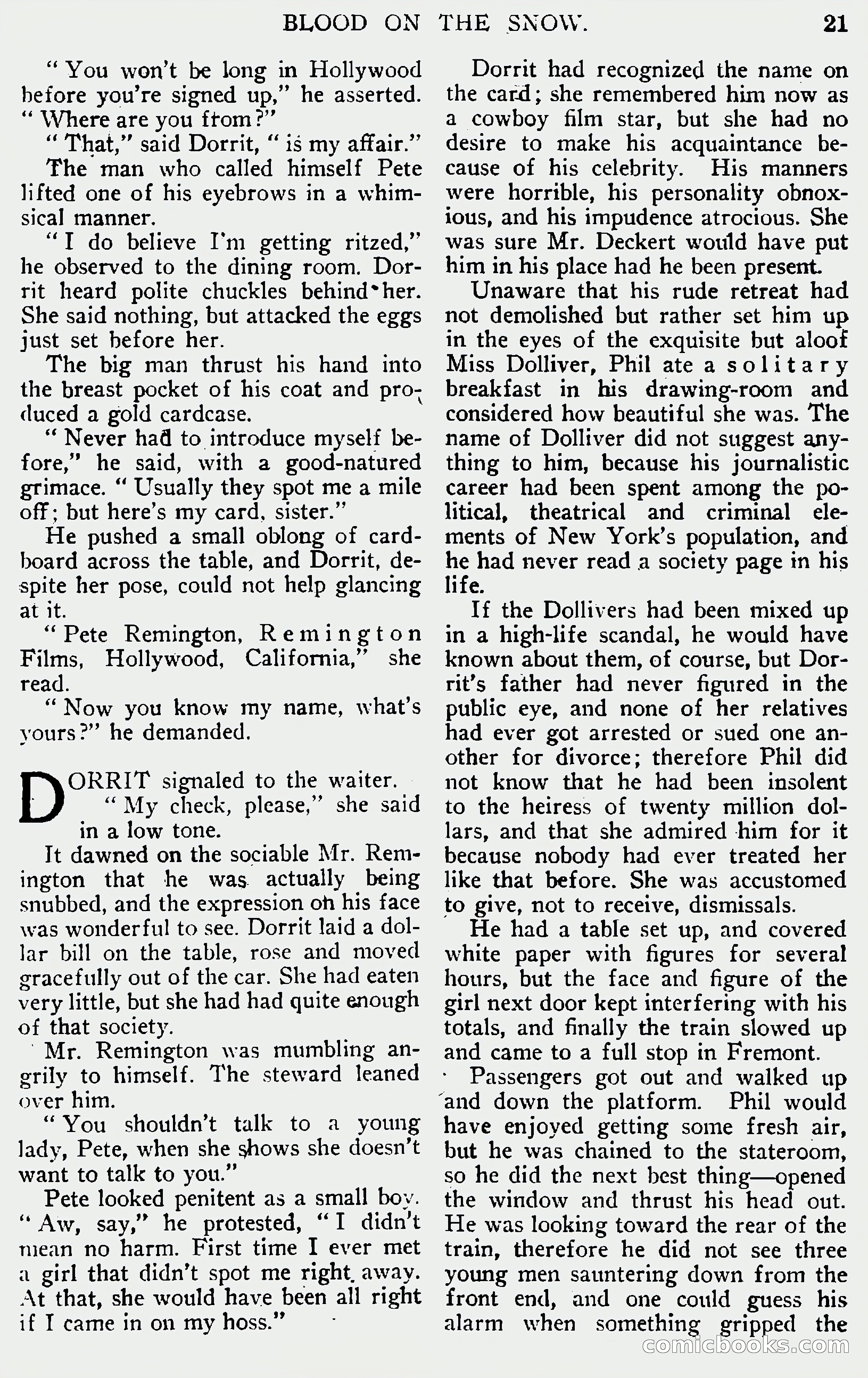 Argosy All-Story Weekly, June 1, 1929 — page 31 of 160