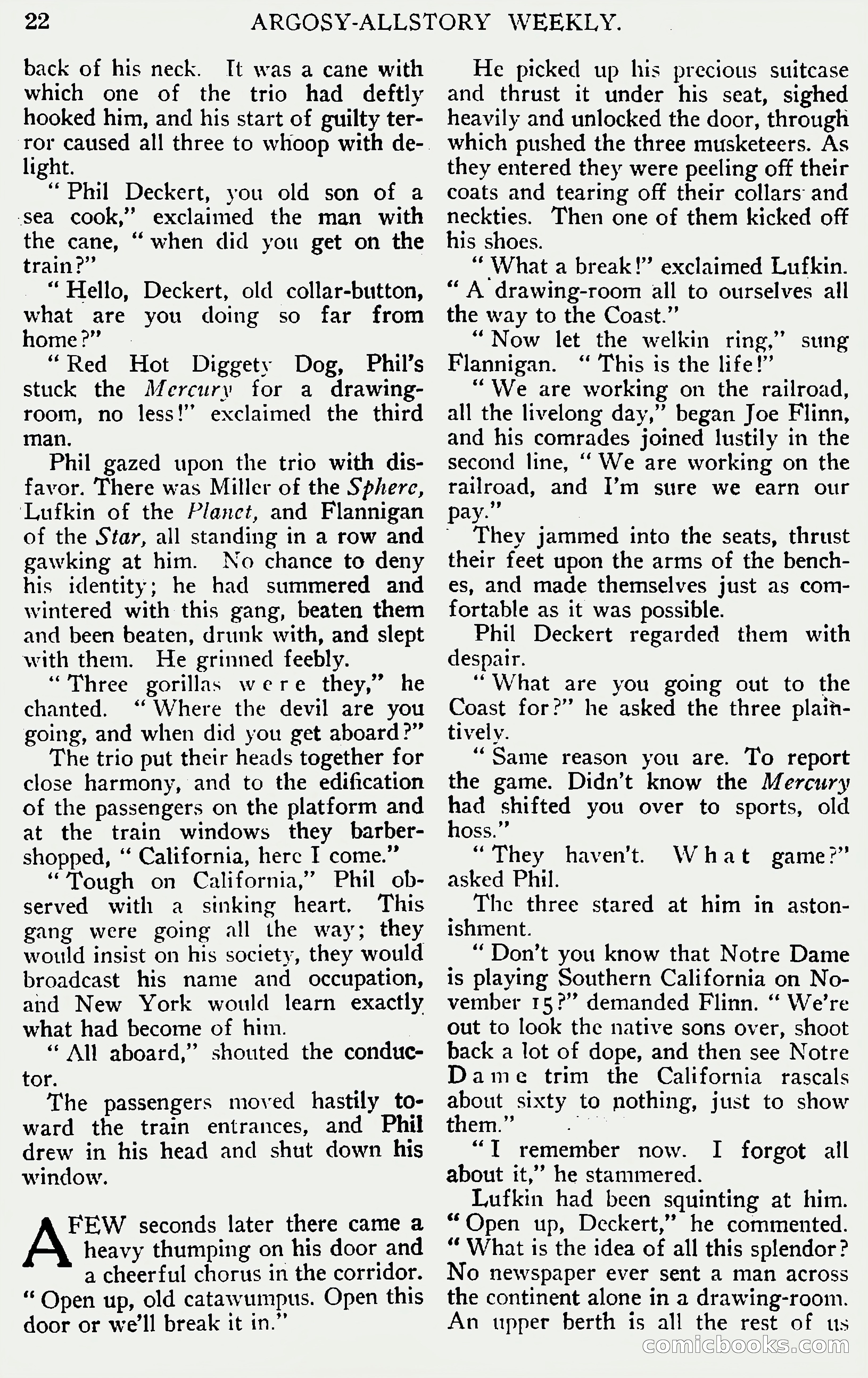Argosy All-Story Weekly, June 1, 1929 — page 32 of 160
