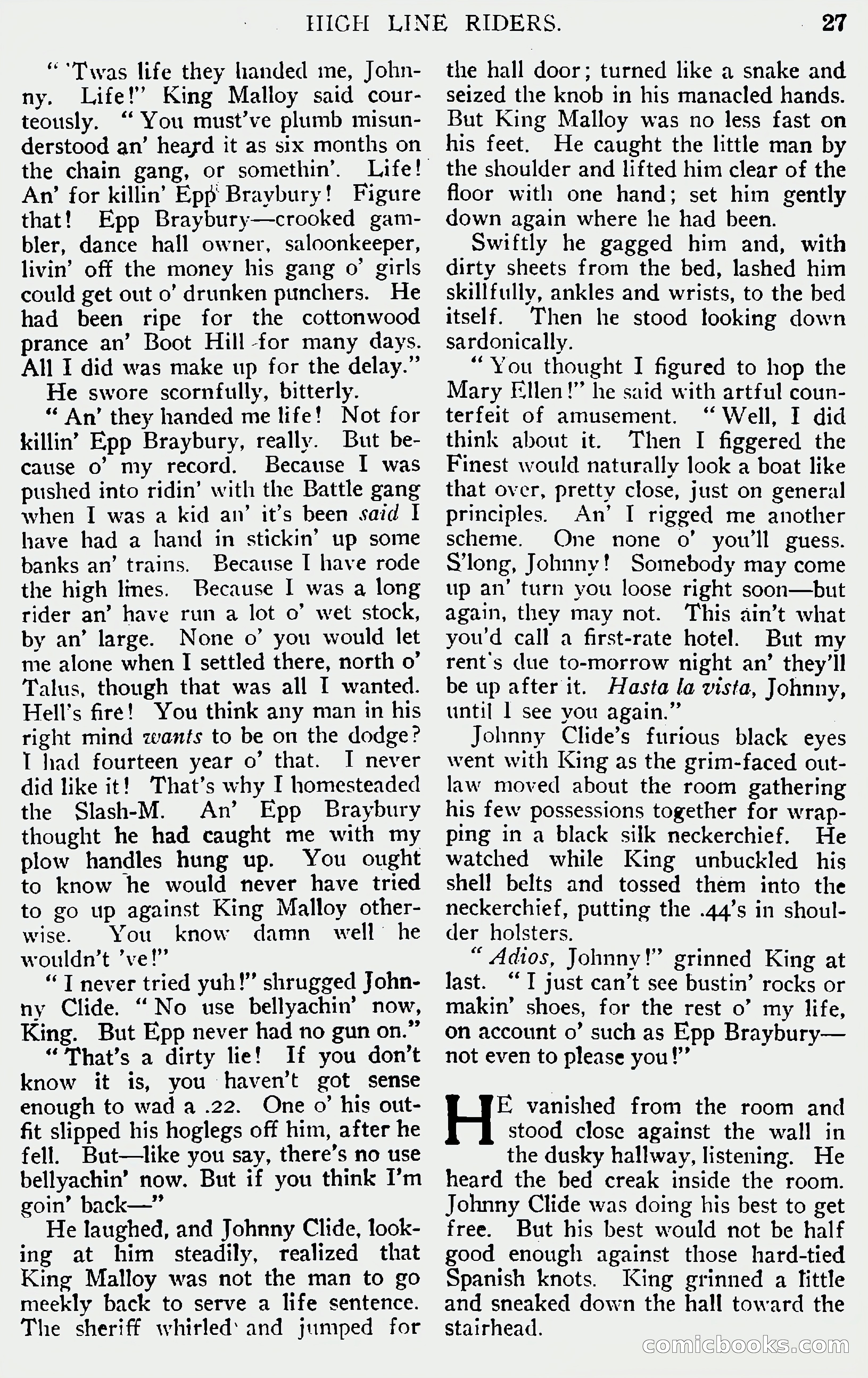 Argosy All-Story Weekly, June 1, 1929 — page 37 of 160