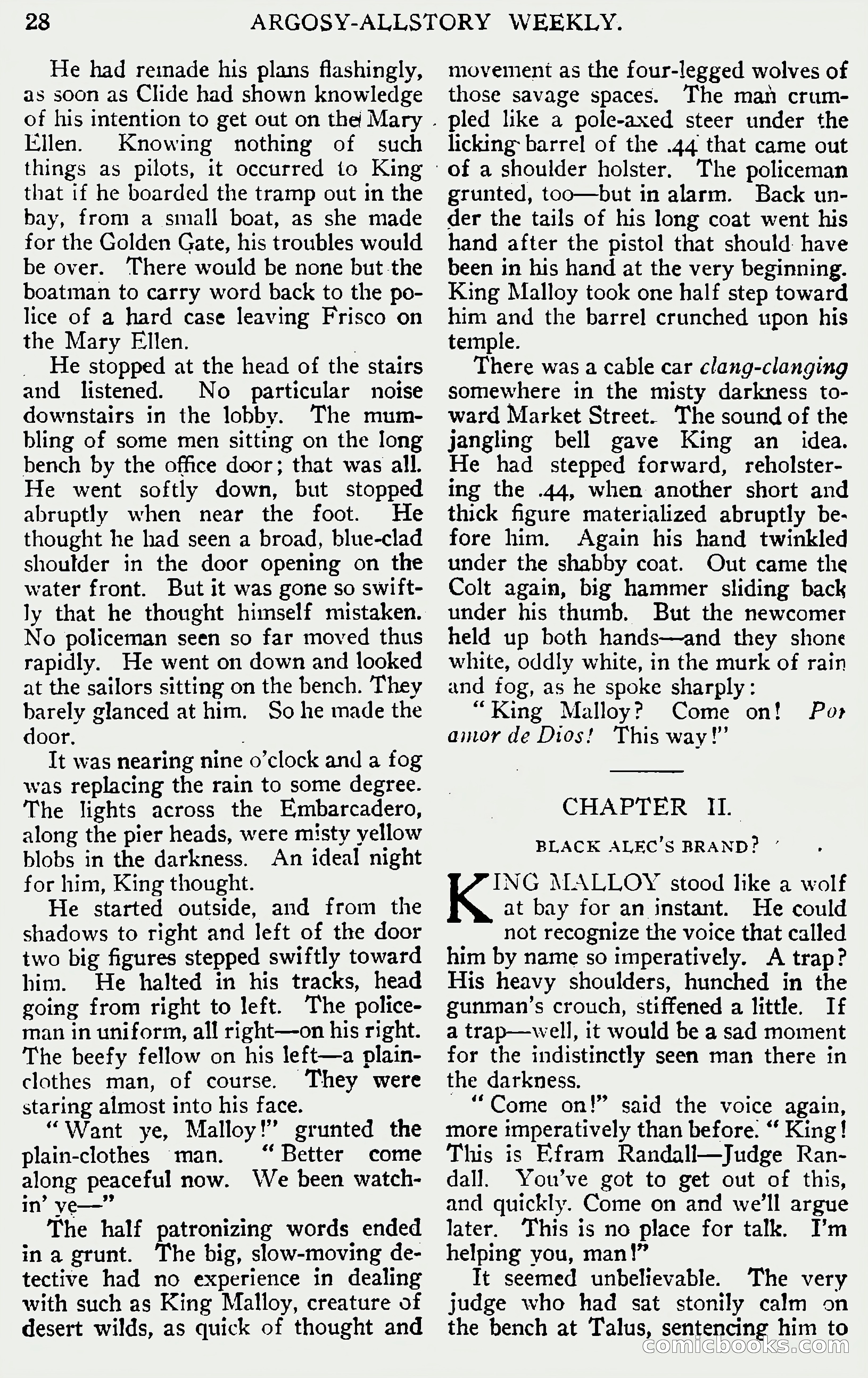 Argosy All-Story Weekly, June 1, 1929 — page 38 of 160