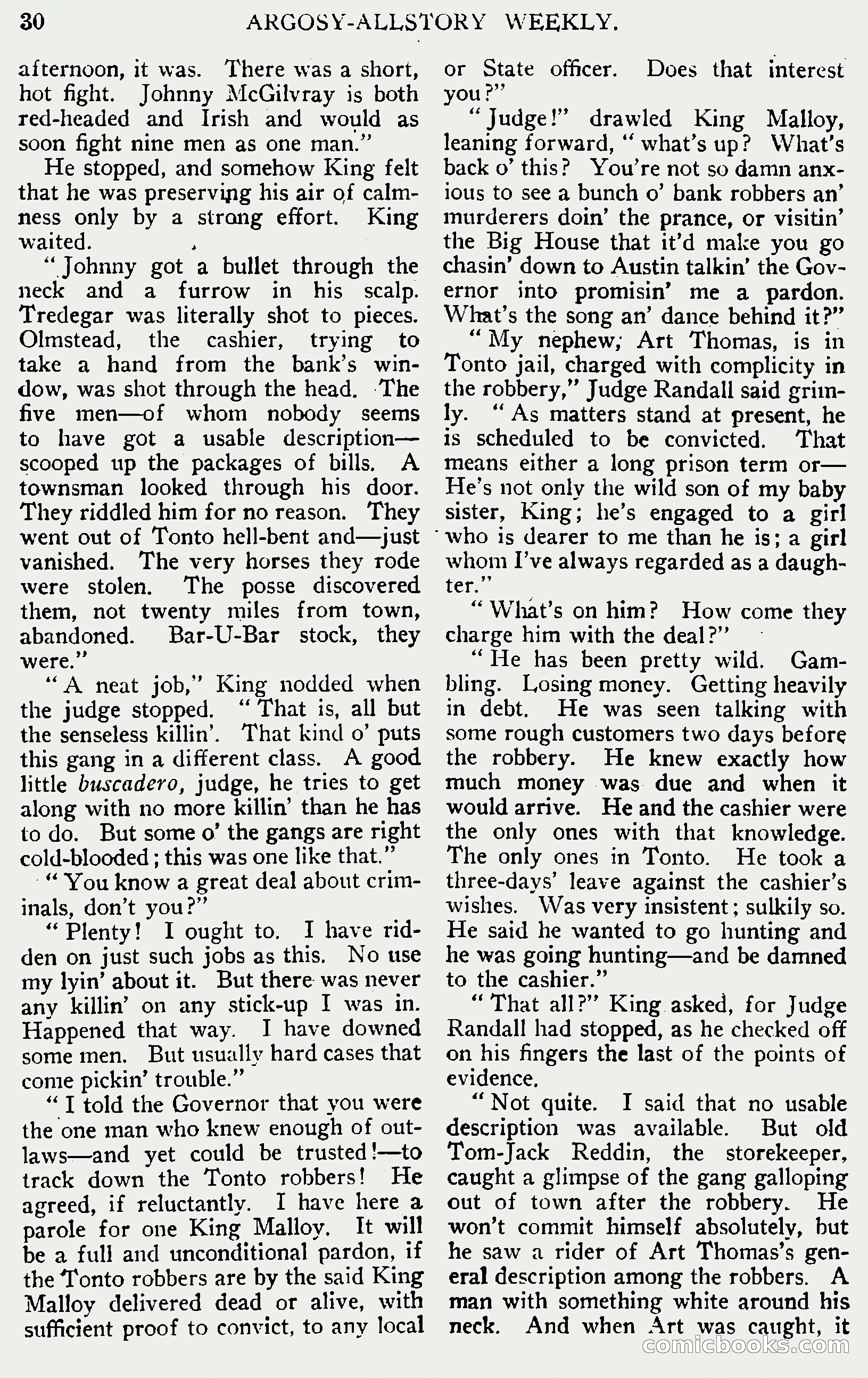 Argosy All-Story Weekly, June 1, 1929 — page 40 of 160
