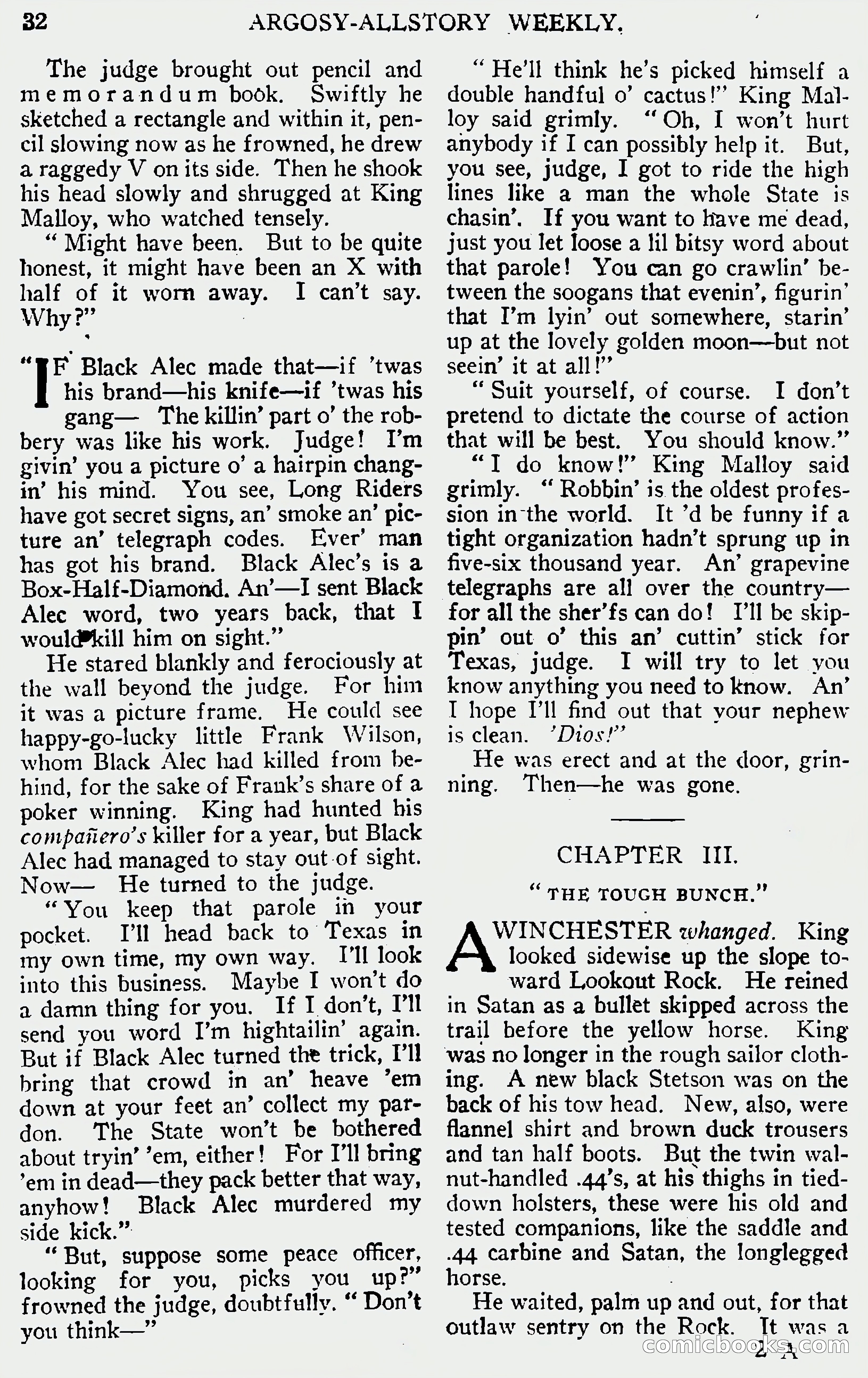 Argosy All-Story Weekly, June 1, 1929 — page 42 of 160