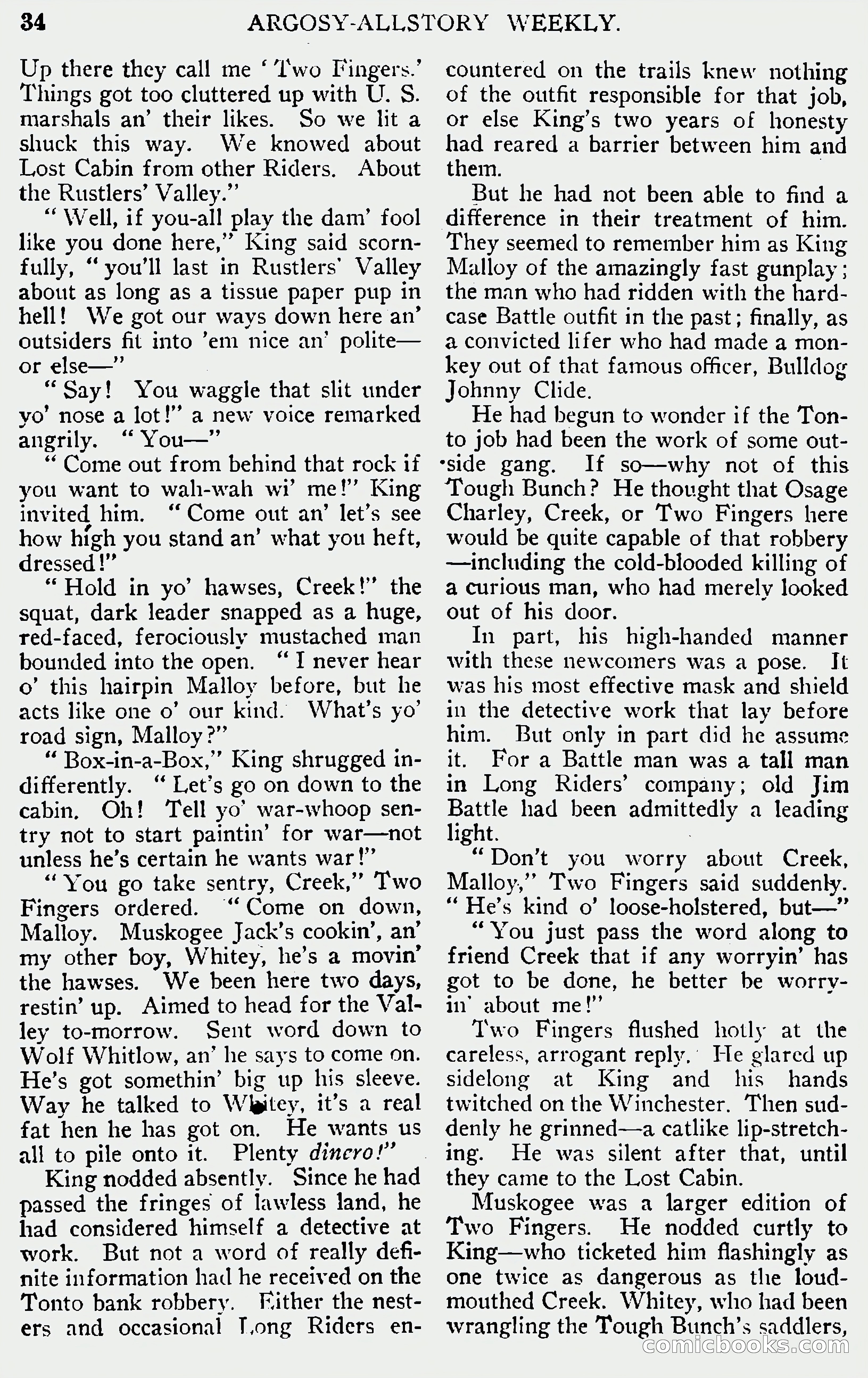 Argosy All-Story Weekly, June 1, 1929 — page 44 of 160
