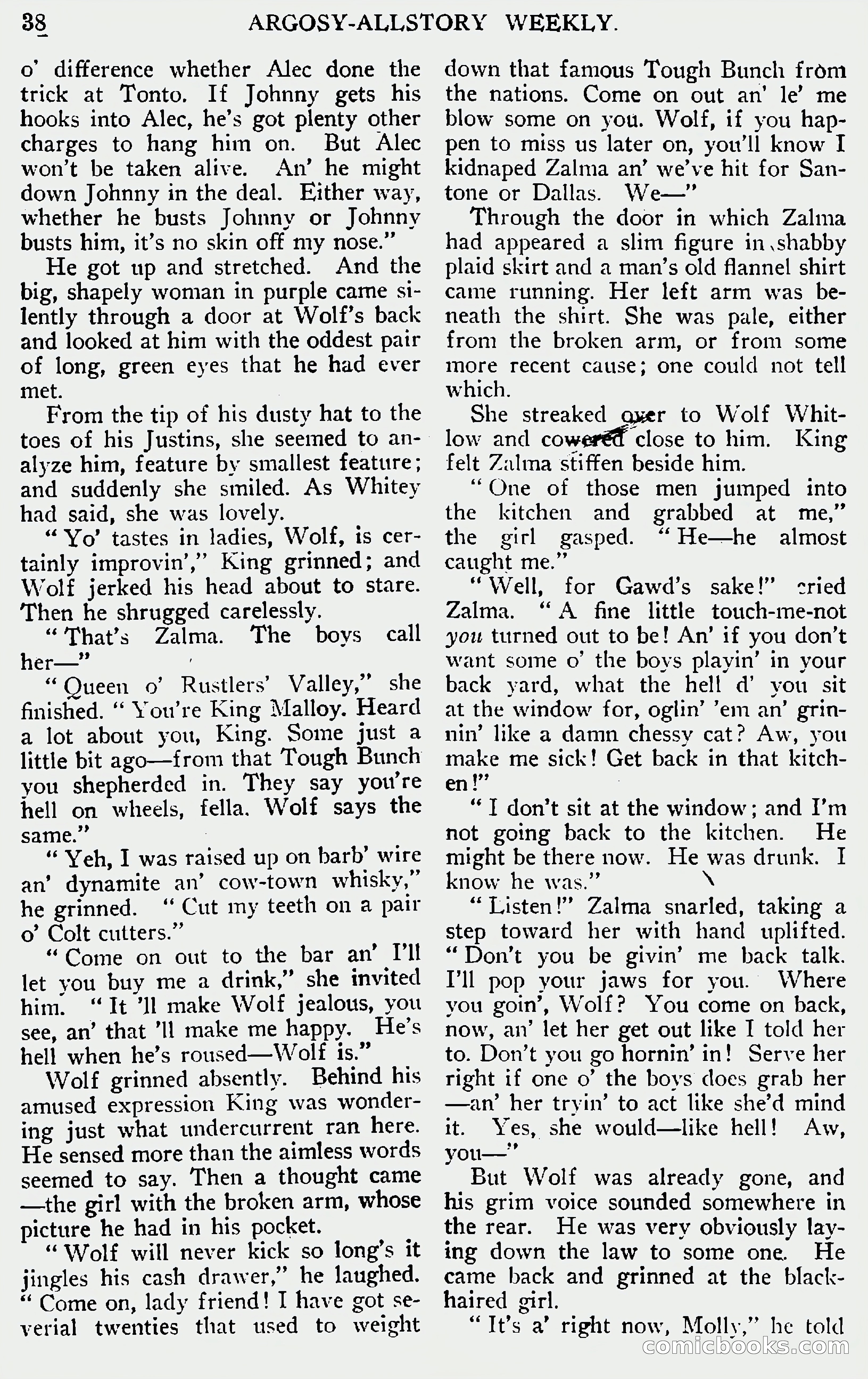Argosy All-Story Weekly, June 1, 1929 — page 48 of 160