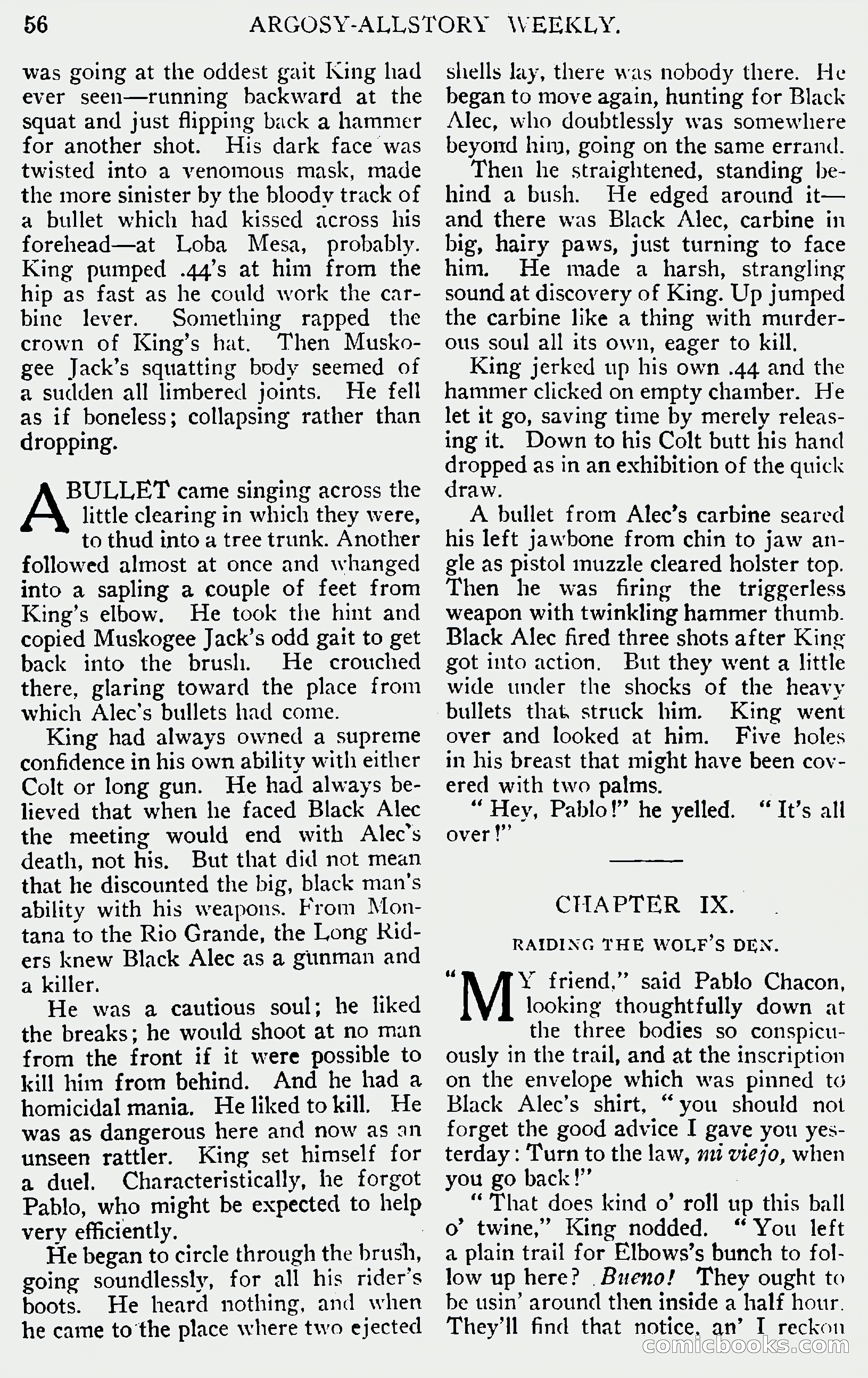 Argosy All-Story Weekly, June 1, 1929 — page 66 of 160