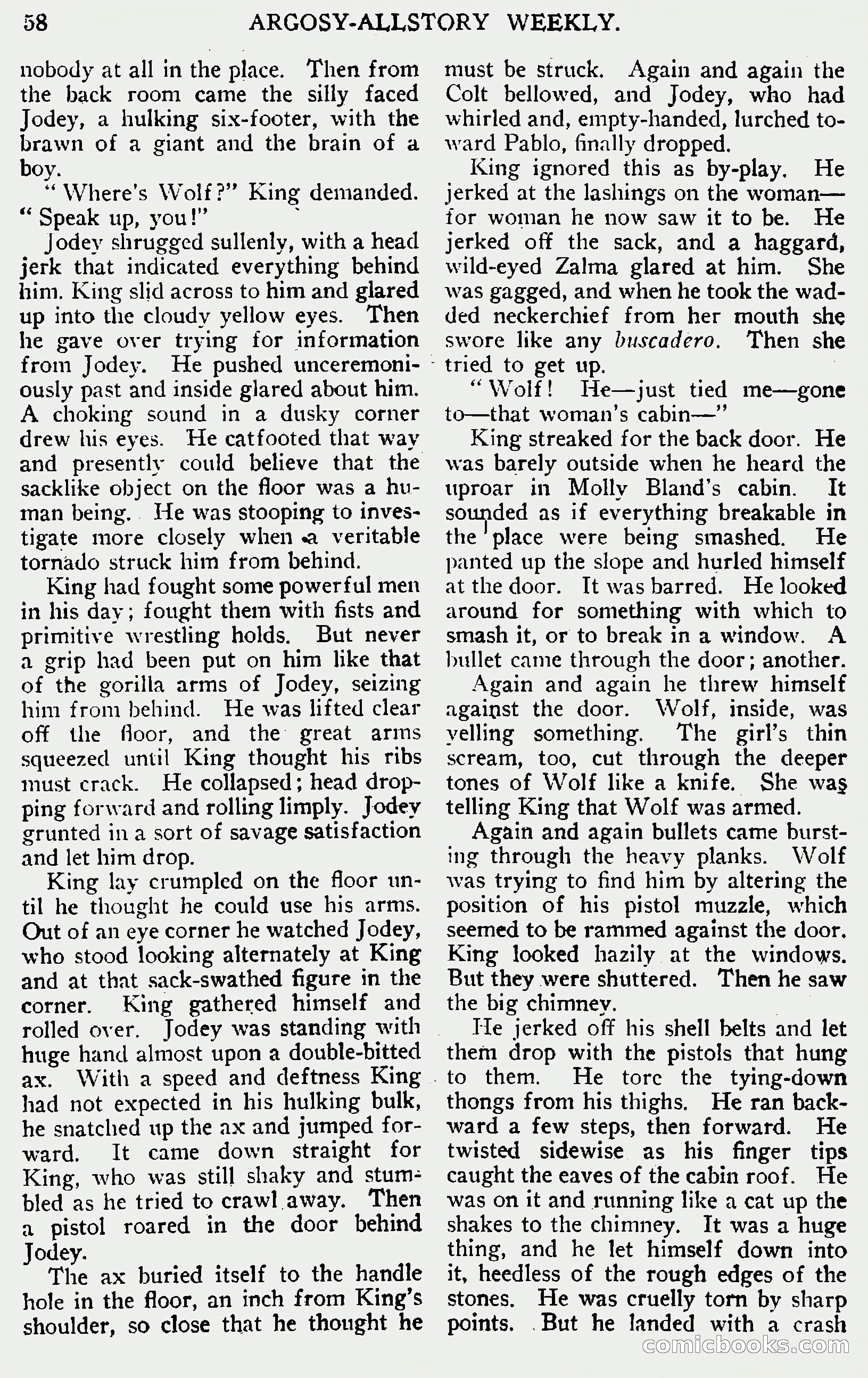 Argosy All-Story Weekly, June 1, 1929 — page 68 of 160