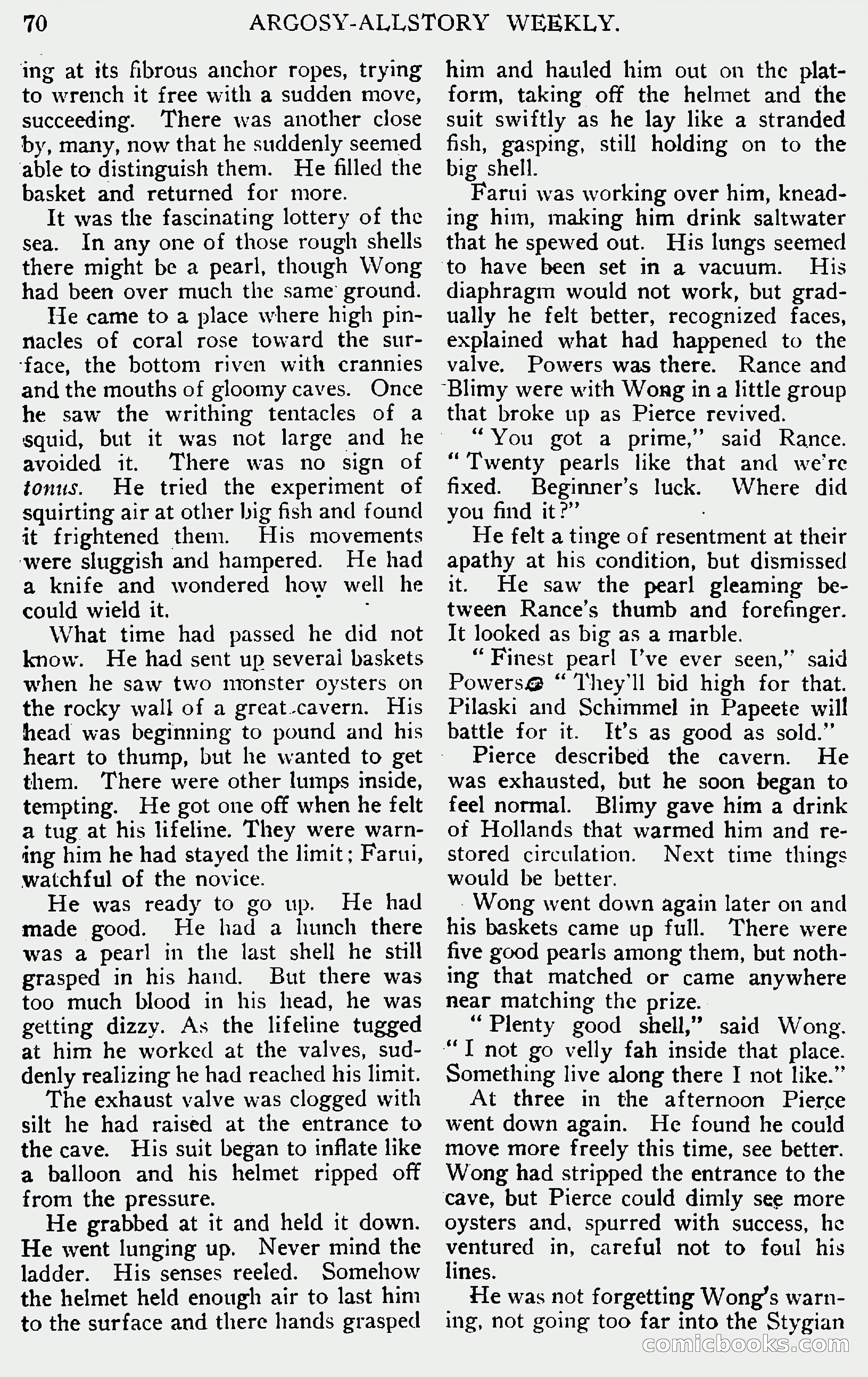 Argosy All-Story Weekly, June 1, 1929 — page 80 of 160