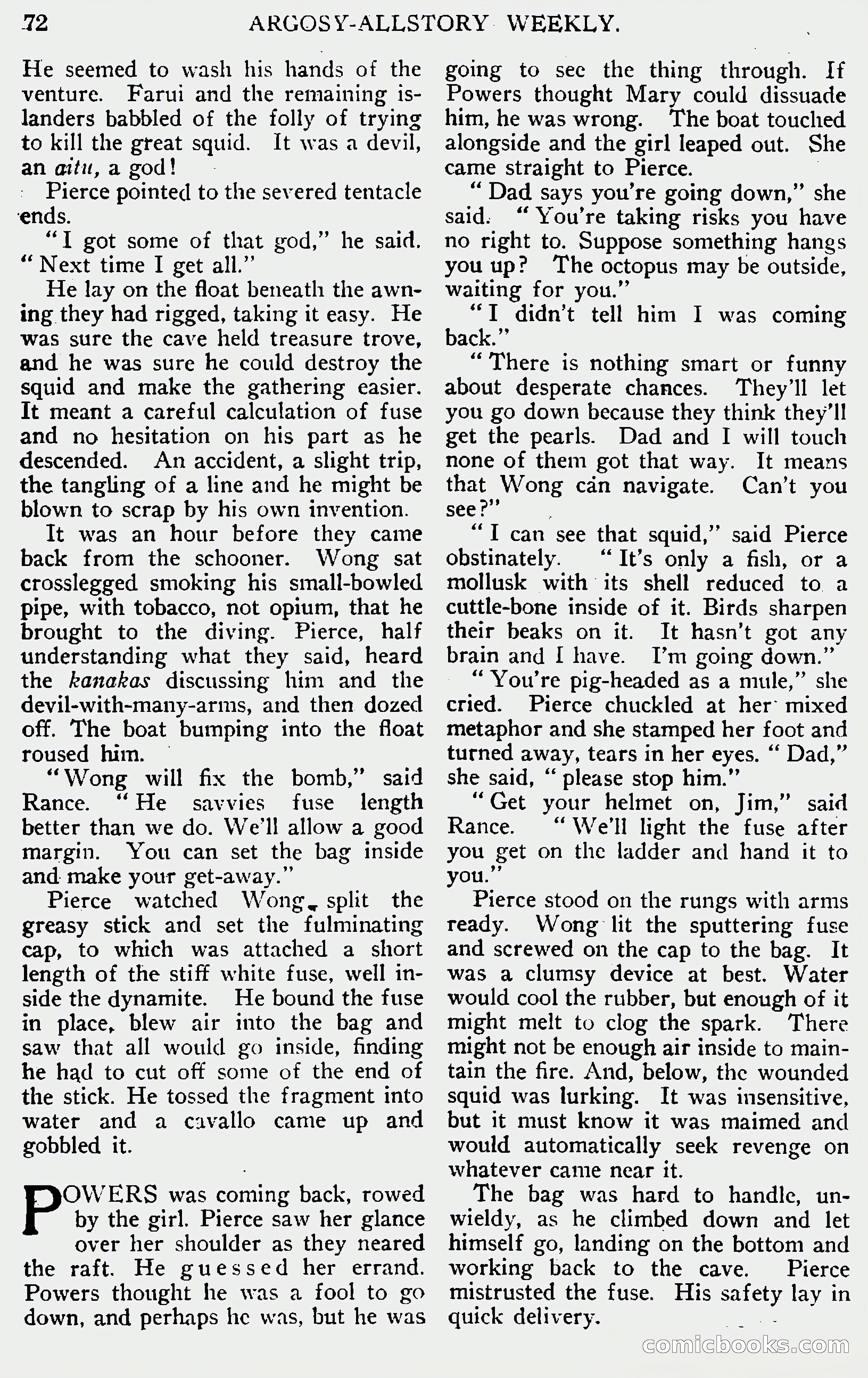 Argosy All-Story Weekly, June 1, 1929 — page 82 of 160