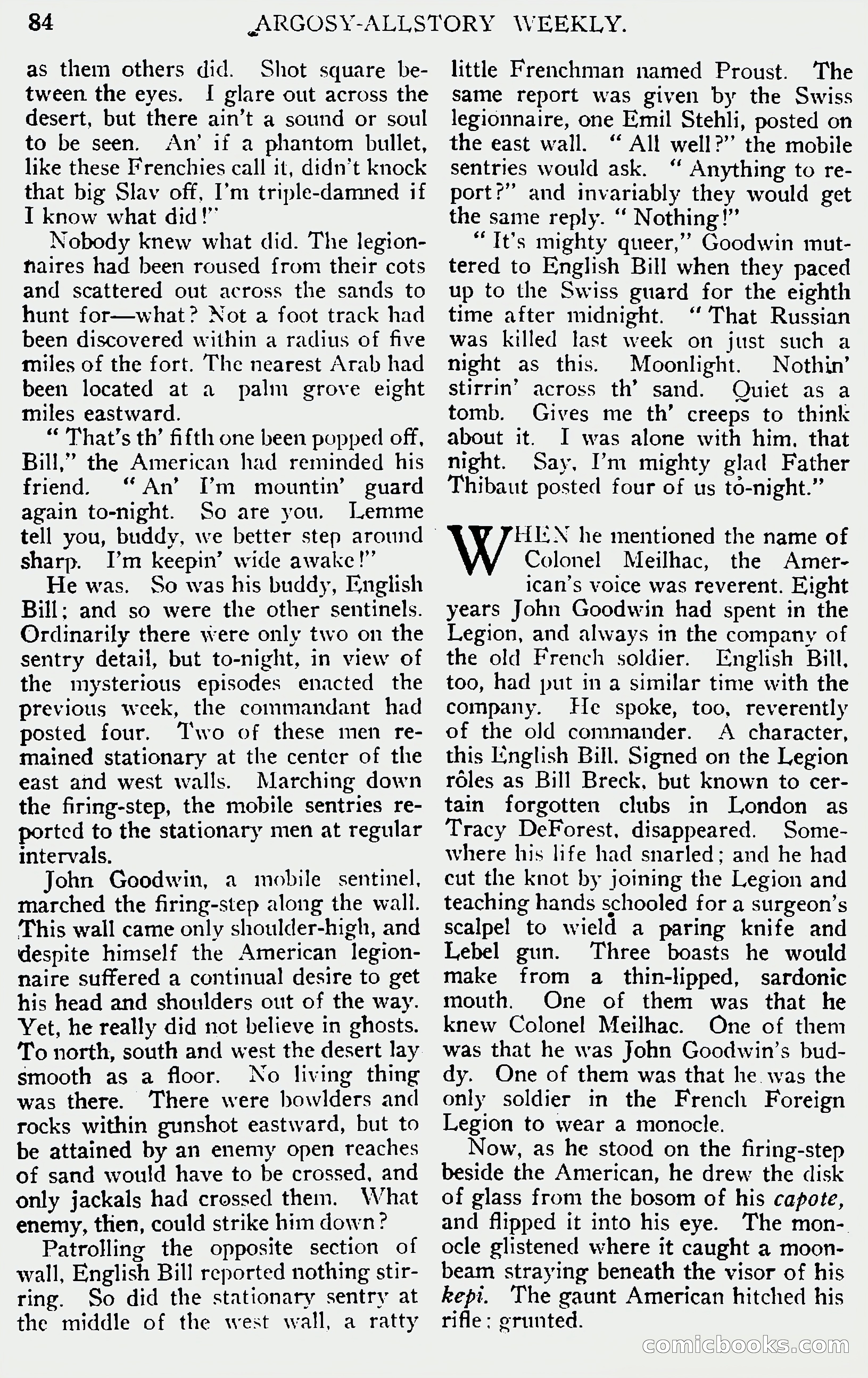 Argosy All-Story Weekly, June 1, 1929 — page 94 of 160