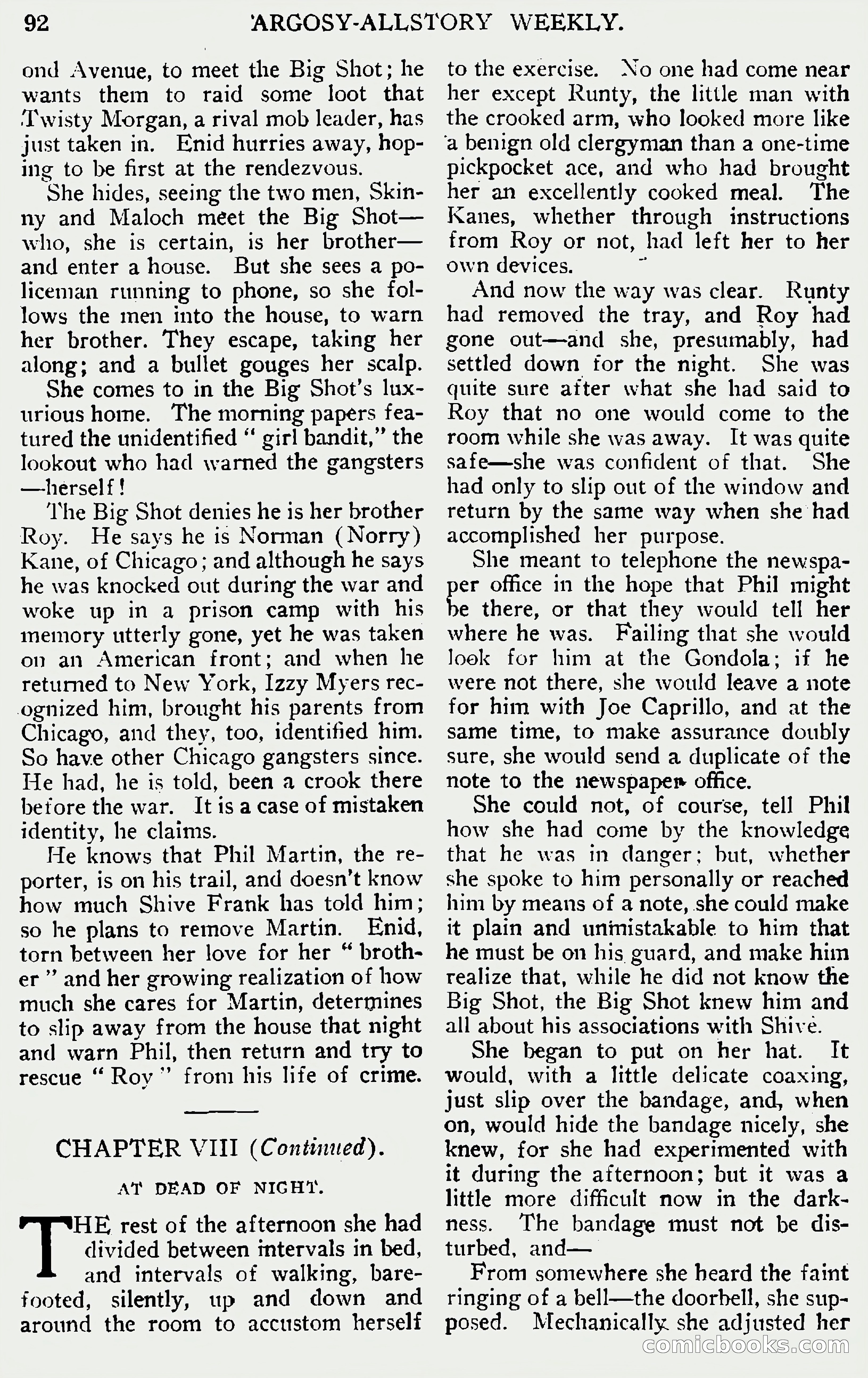 Argosy All-Story Weekly, June 1, 1929 — page 102 of 160