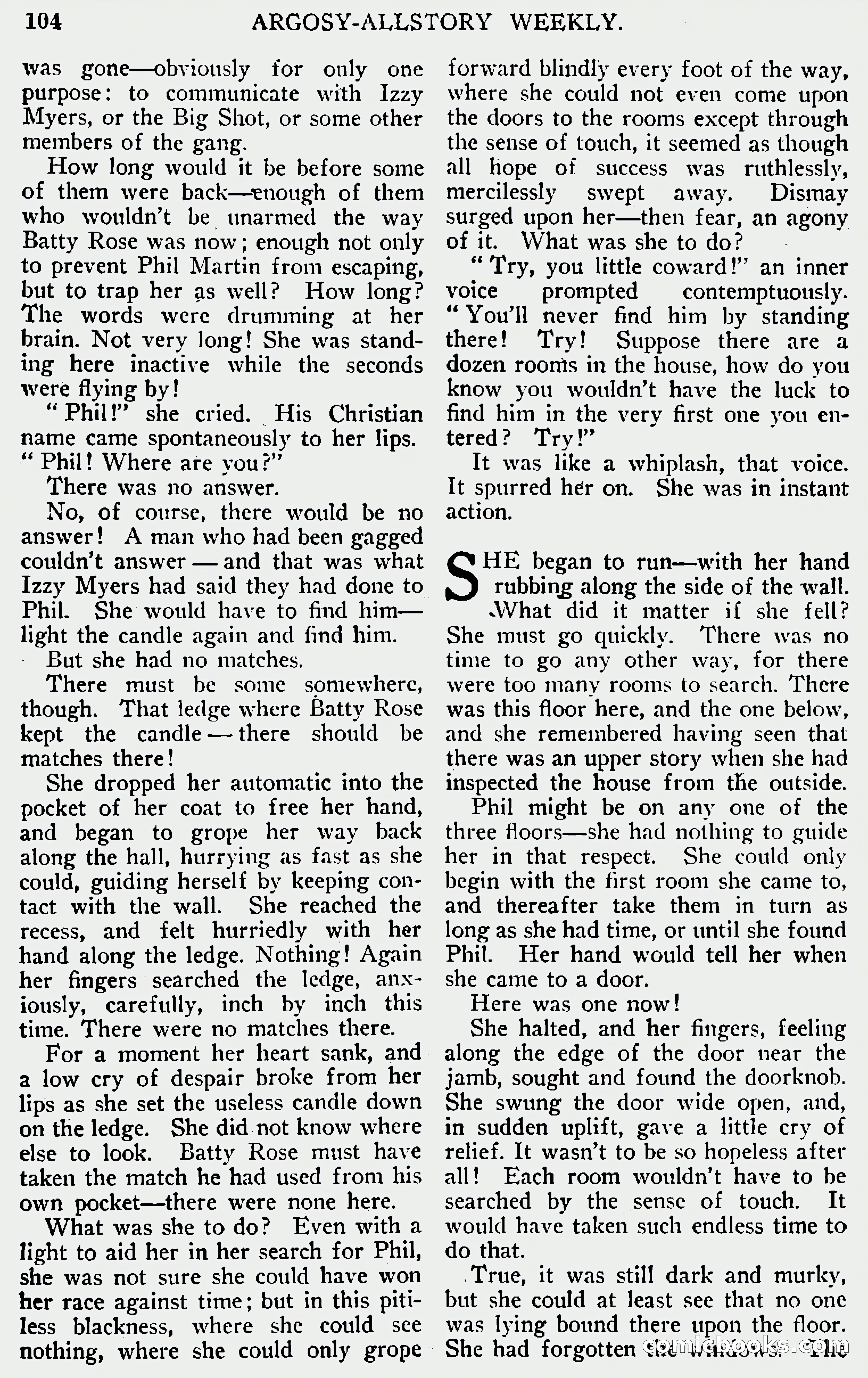 Argosy All-Story Weekly, June 1, 1929 — page 114 of 160