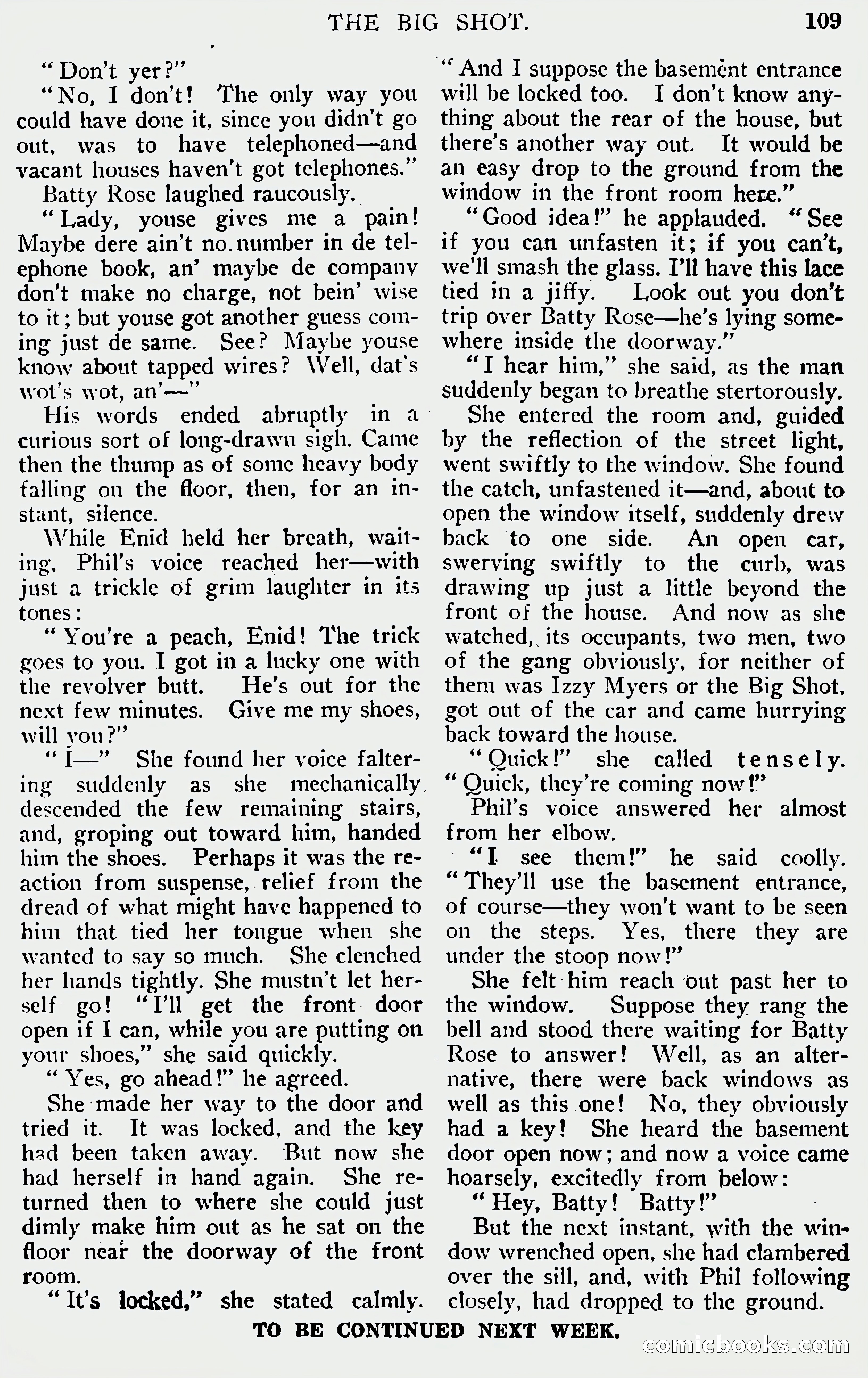 Argosy All-Story Weekly, June 1, 1929 — page 119 of 160