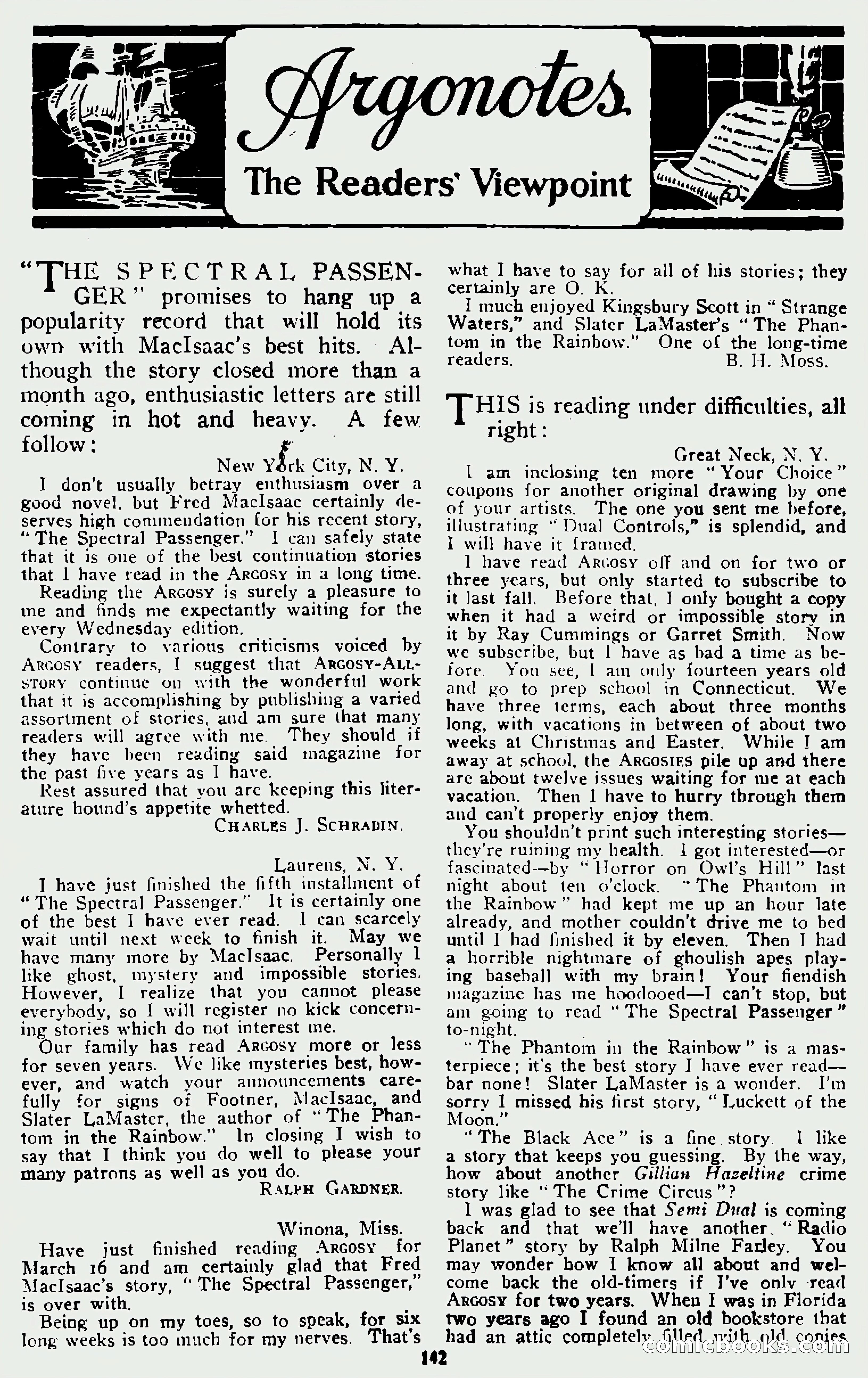 Argosy All-Story Weekly, June 1, 1929 — page 152 of 160