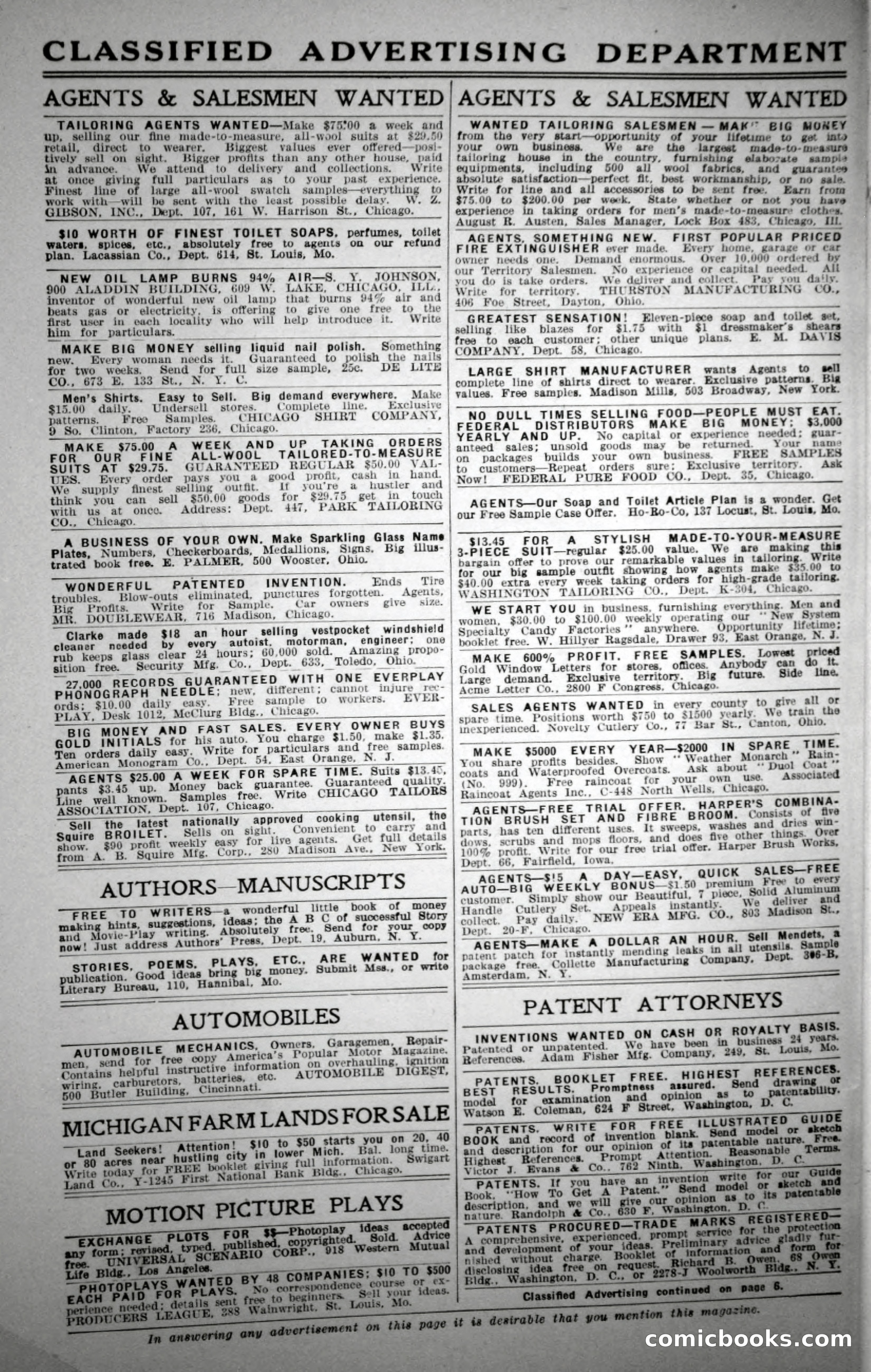 Argosy All-Story Weekly, October 21, 1922 — page 6 of 176