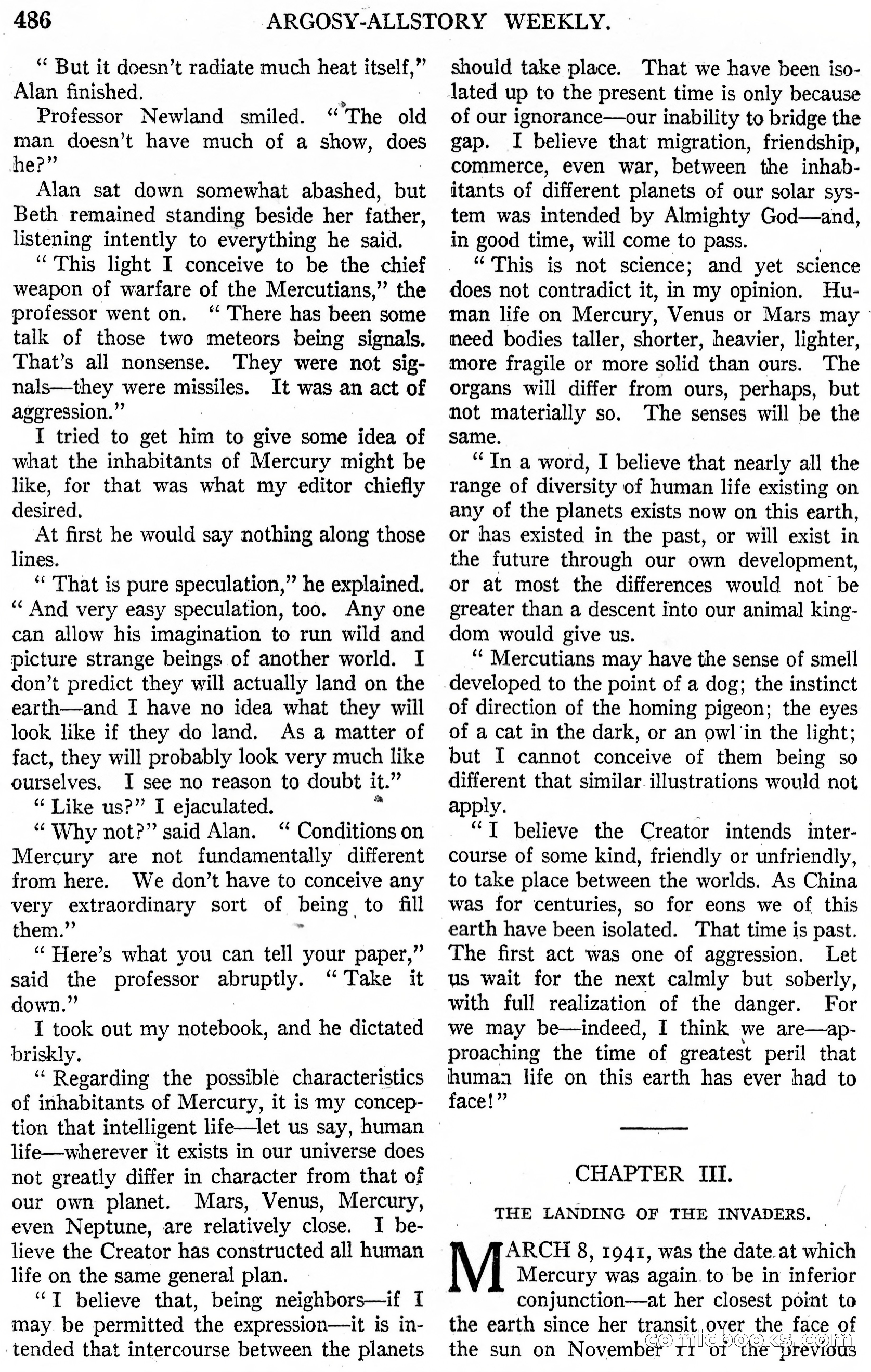 Argosy All-Story Weekly, October 21, 1922 — page 16 of 176