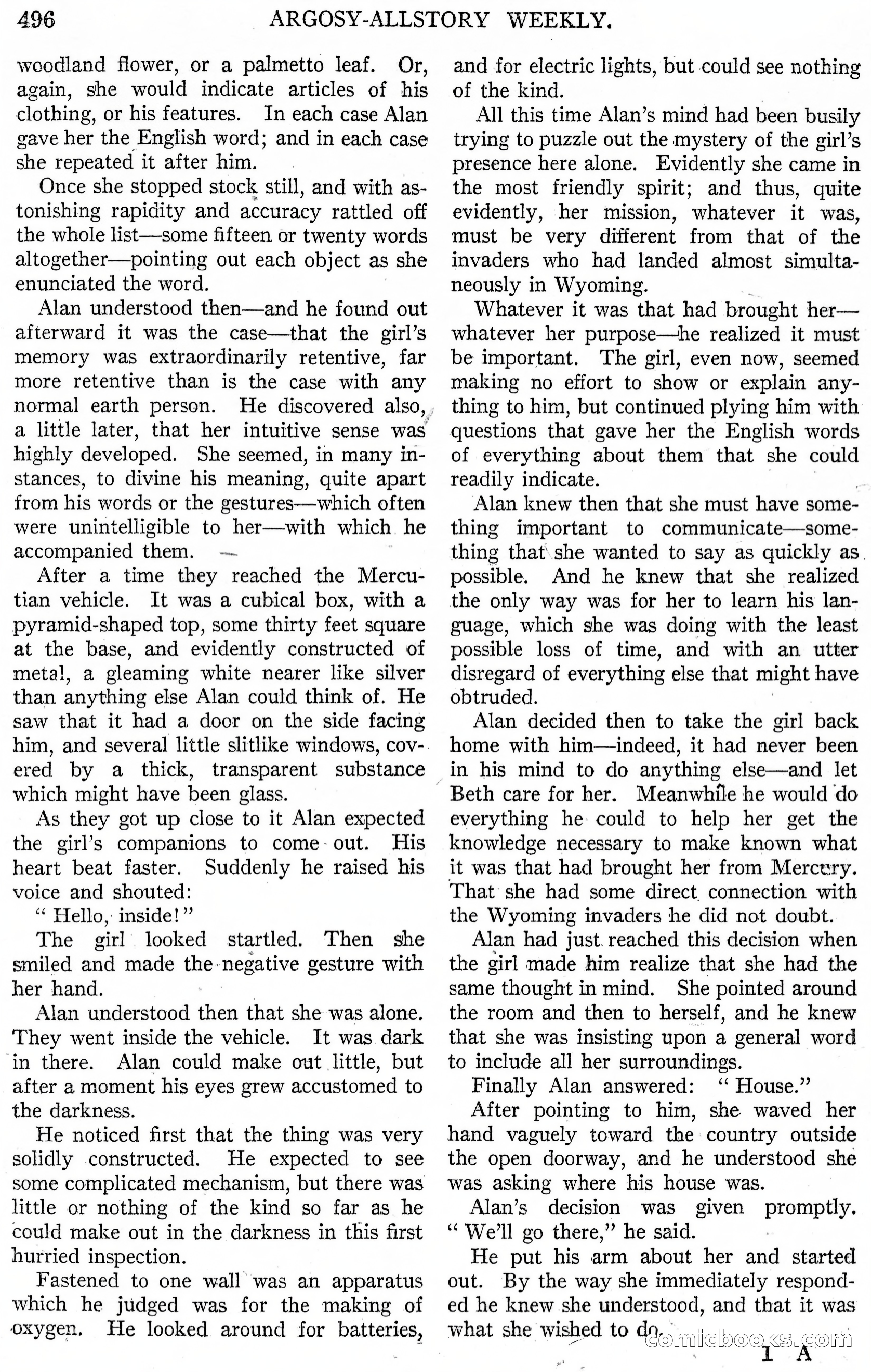 Argosy All-Story Weekly, October 21, 1922 — page 26 of 176
