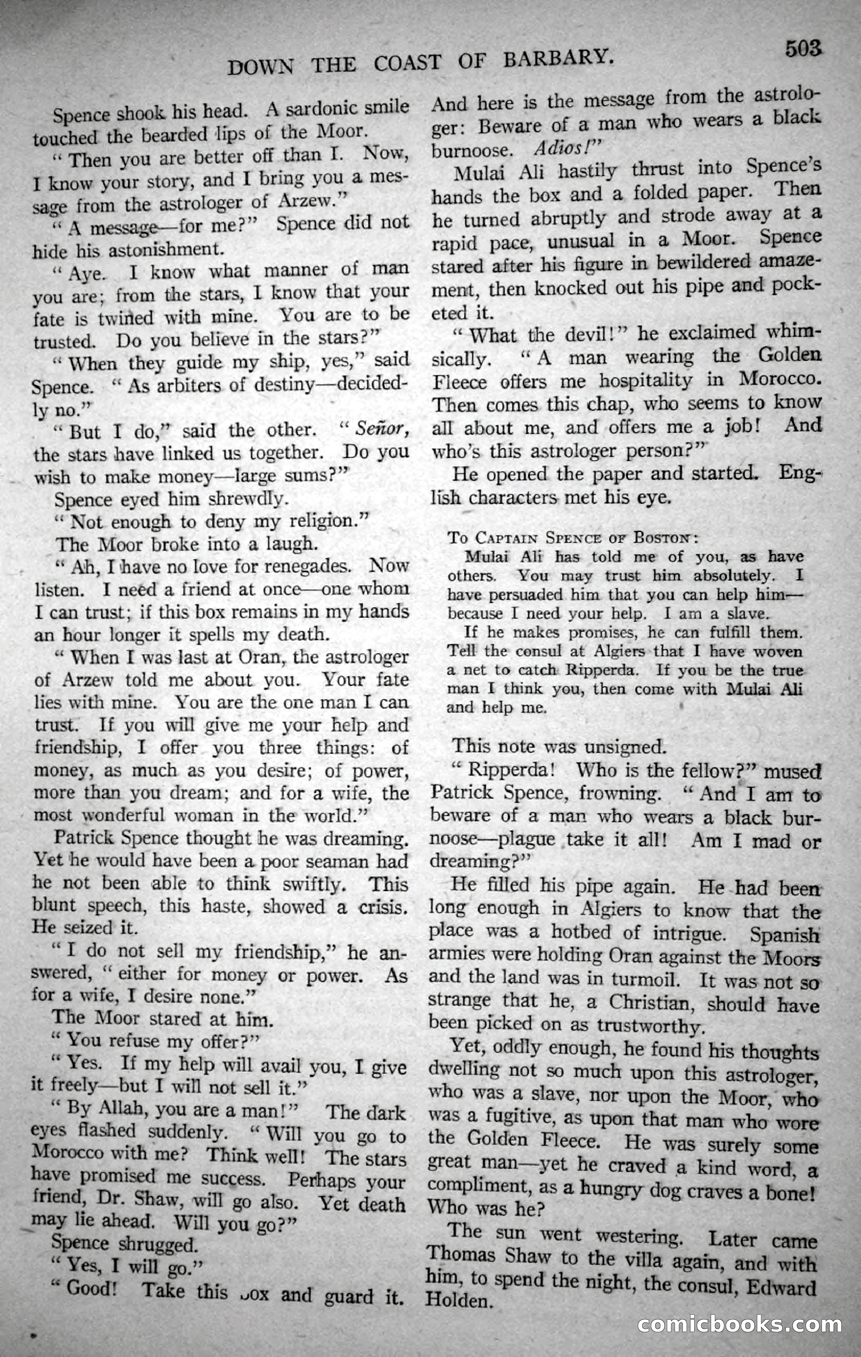 Argosy All-Story Weekly, October 21, 1922 — page 33 of 176
