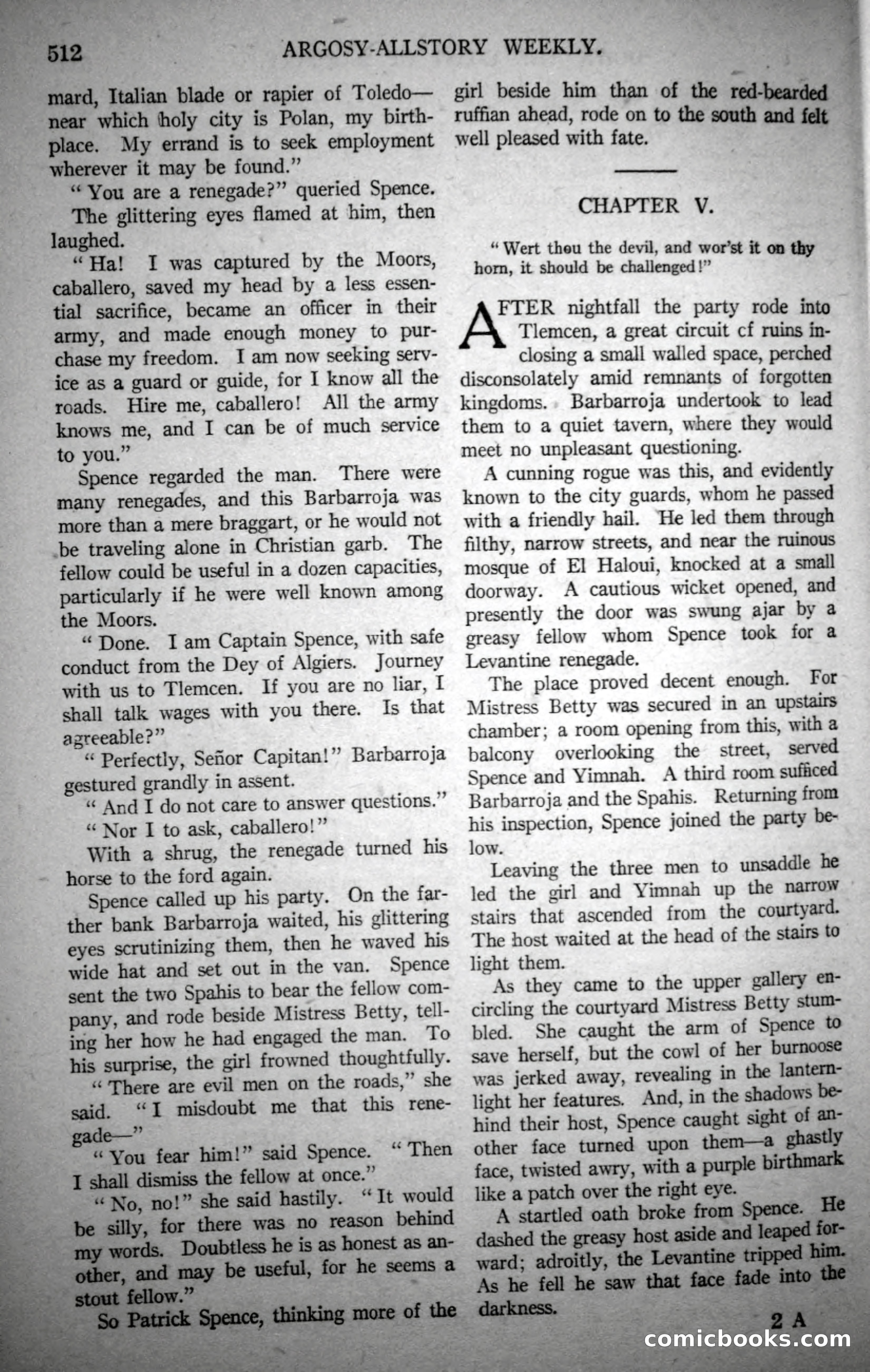 Argosy All-Story Weekly, October 21, 1922 — page 42 of 176
