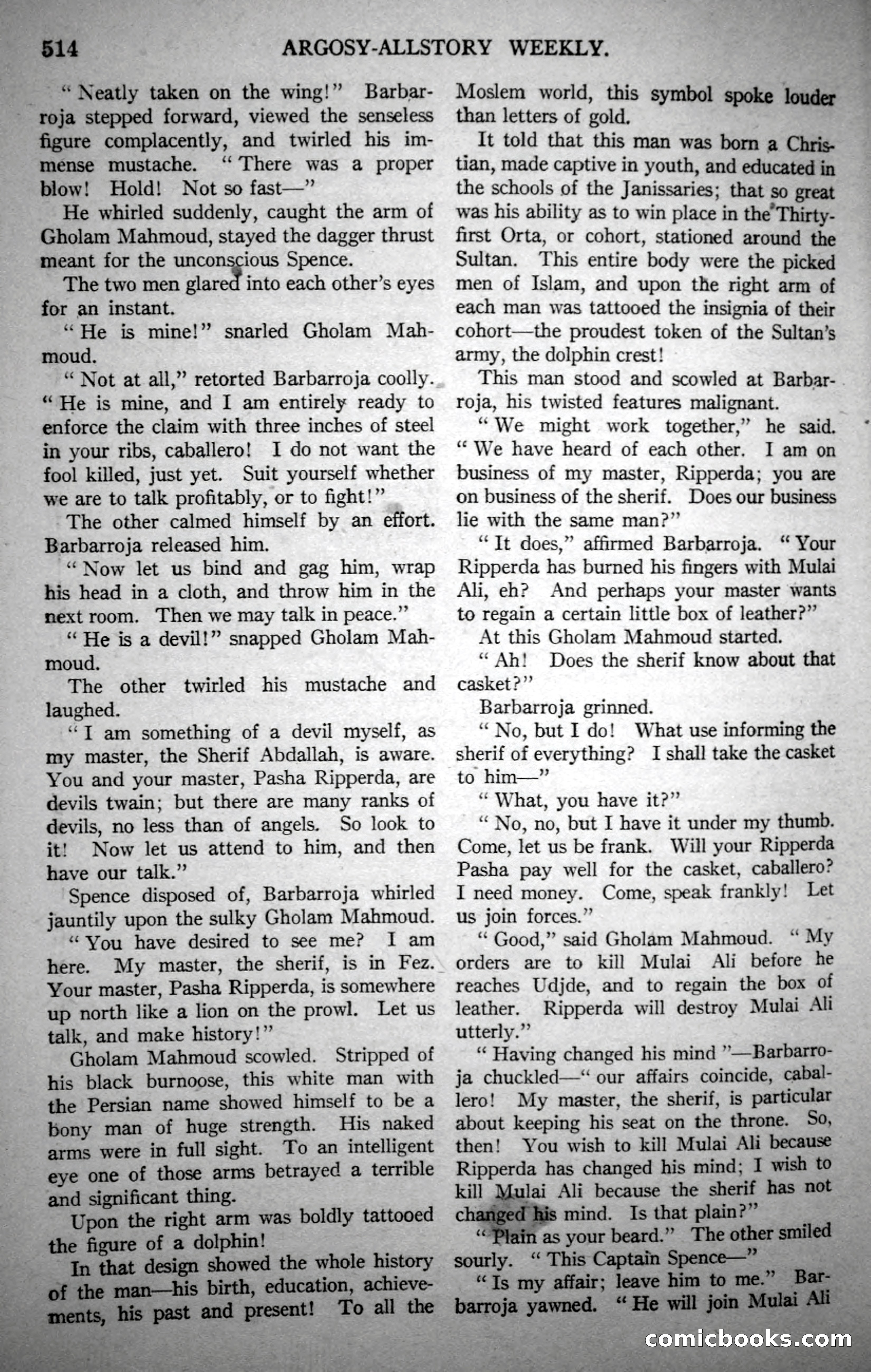 Argosy All-Story Weekly, October 21, 1922 — page 44 of 176