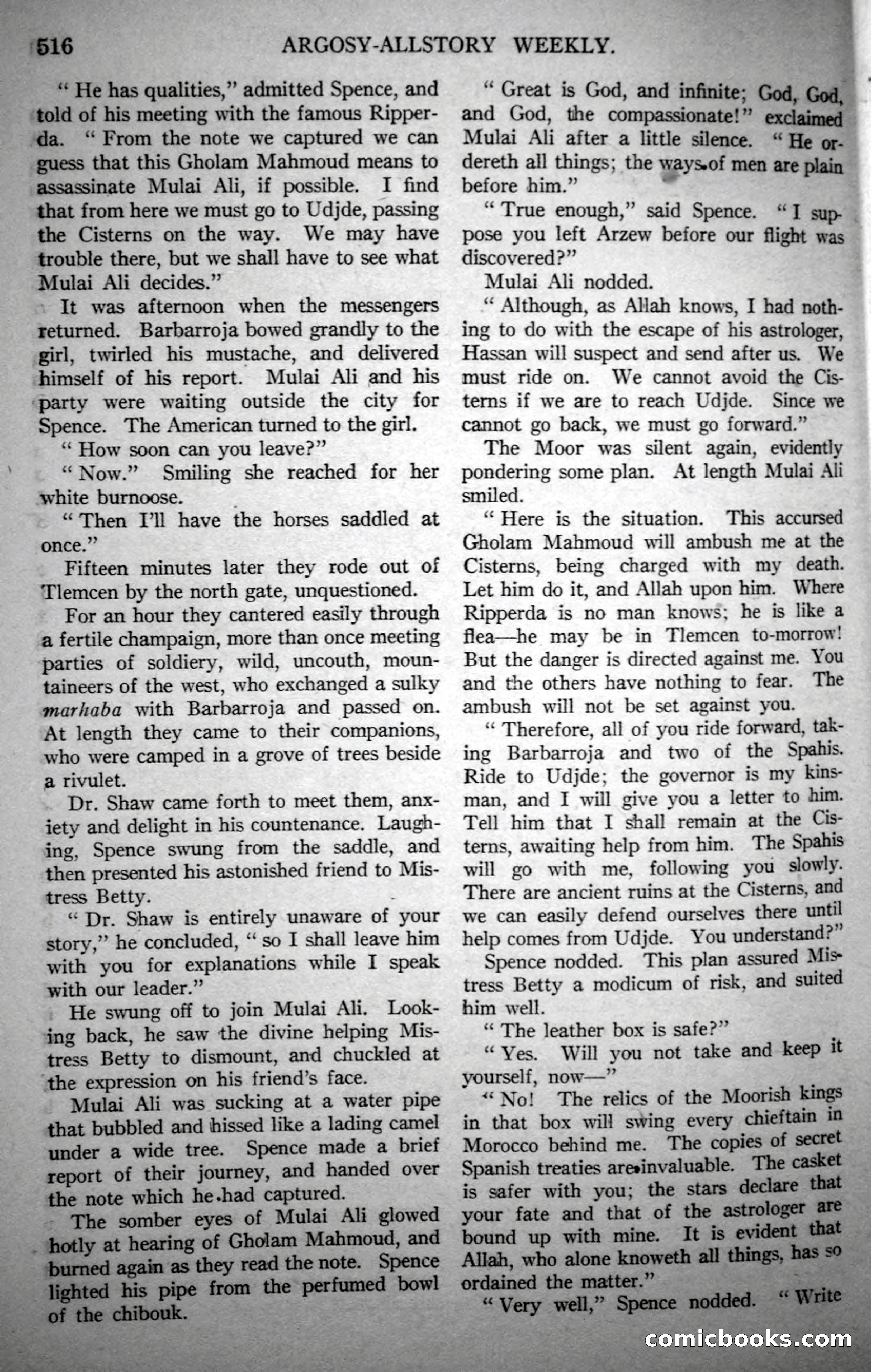 Argosy All-Story Weekly, October 21, 1922 — page 46 of 176