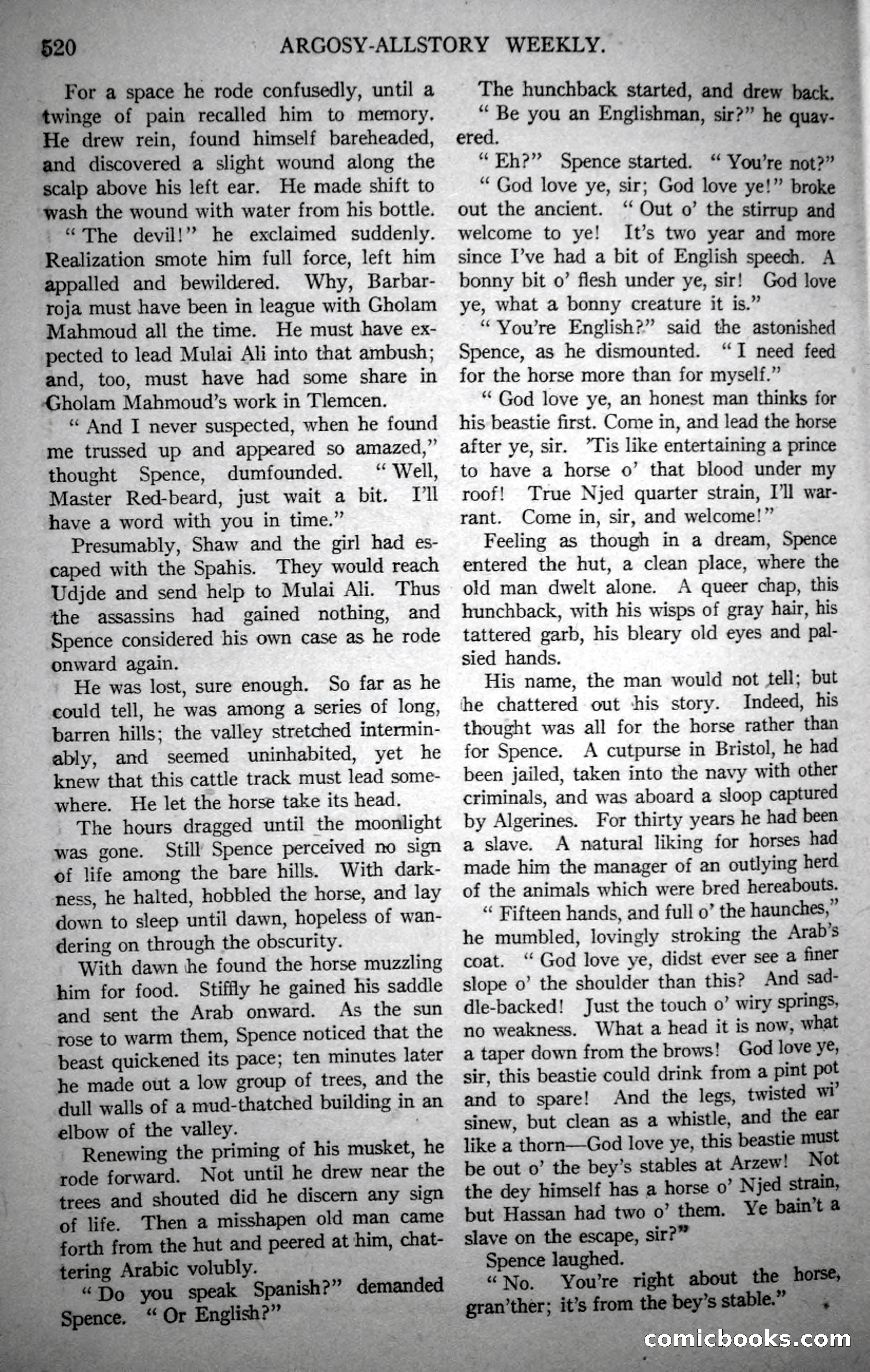Argosy All-Story Weekly, October 21, 1922 — page 50 of 176