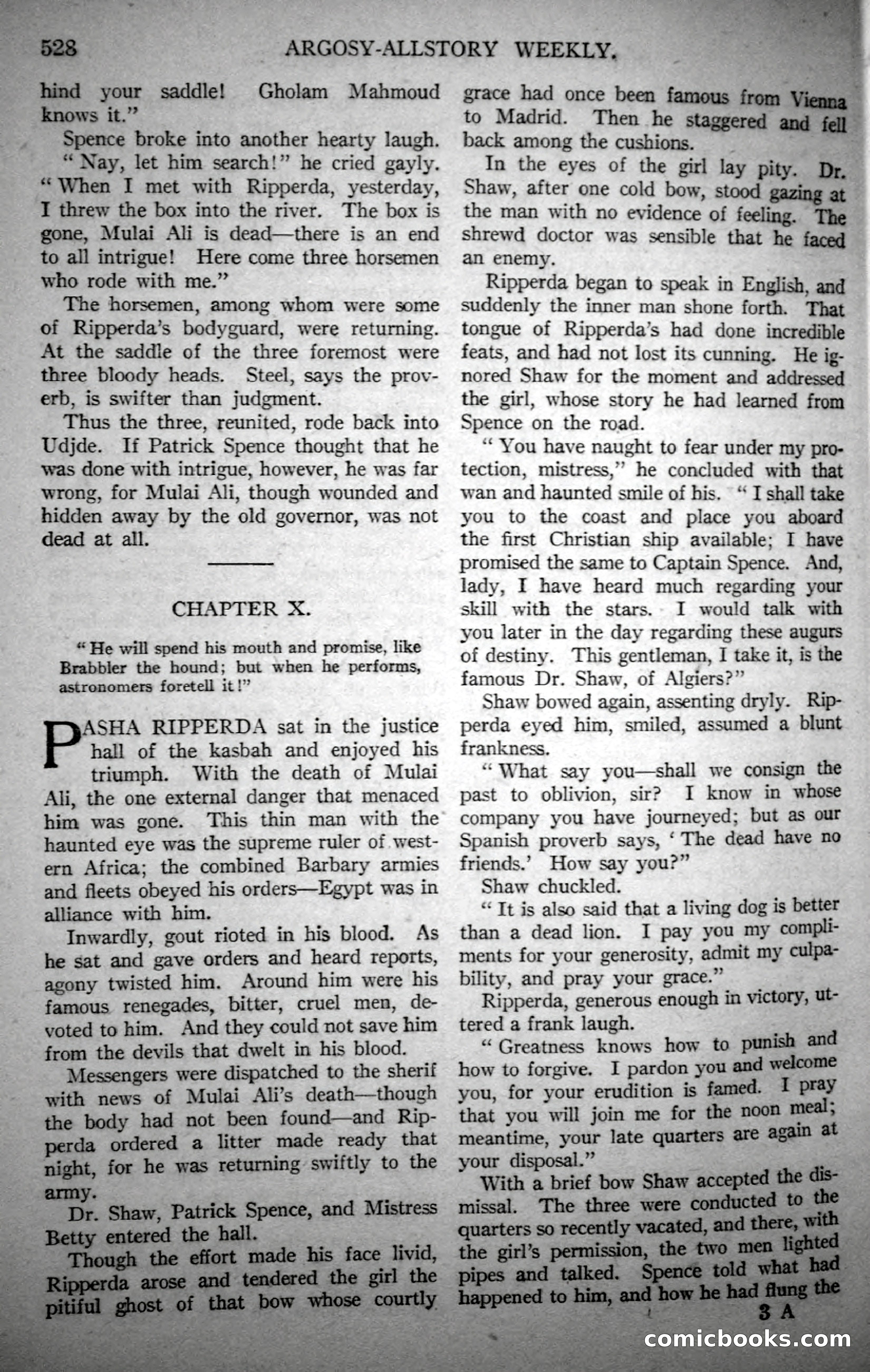 Argosy All-Story Weekly, October 21, 1922 — page 58 of 176