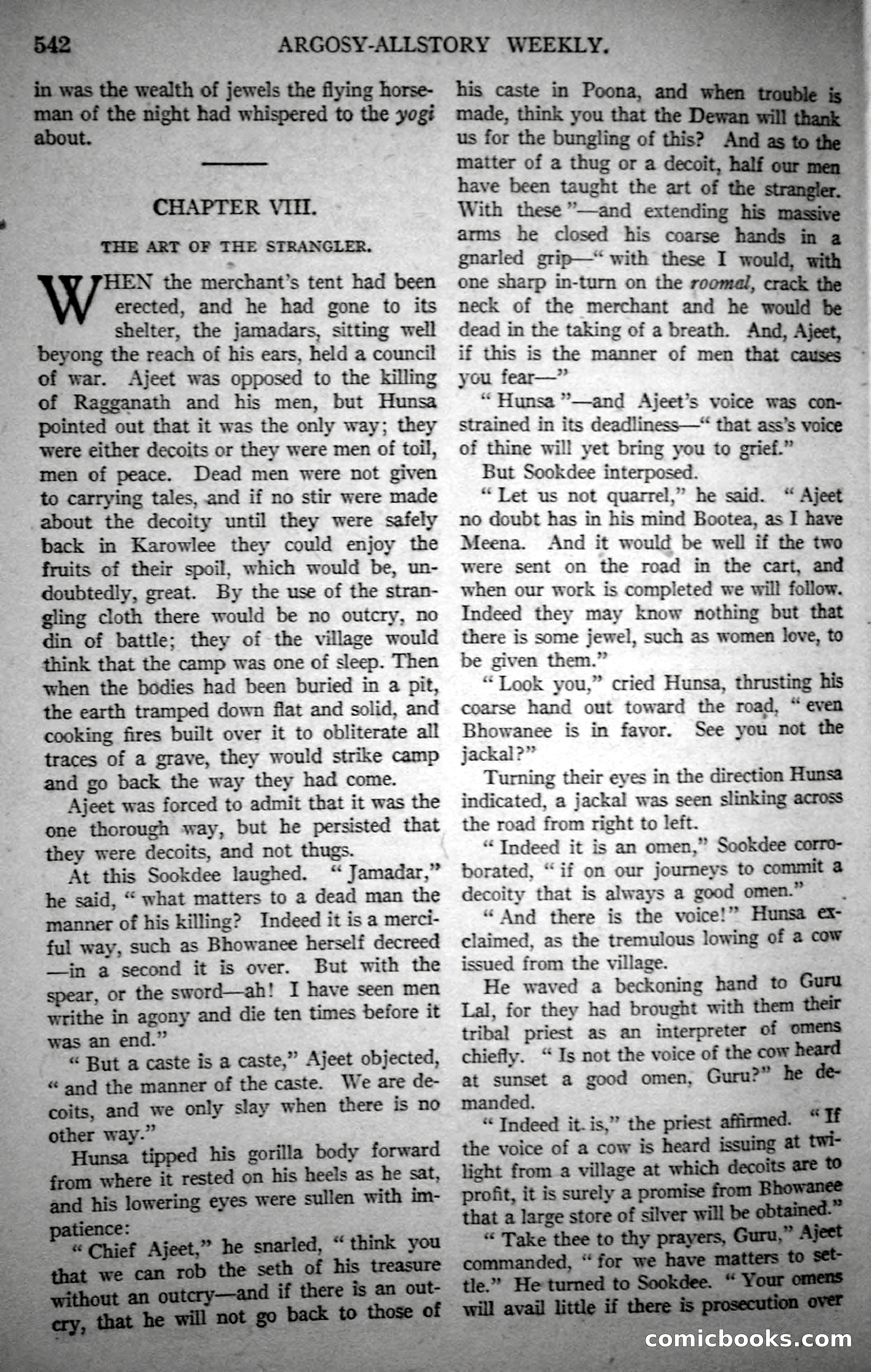 Argosy All-Story Weekly, October 21, 1922 — page 72 of 176