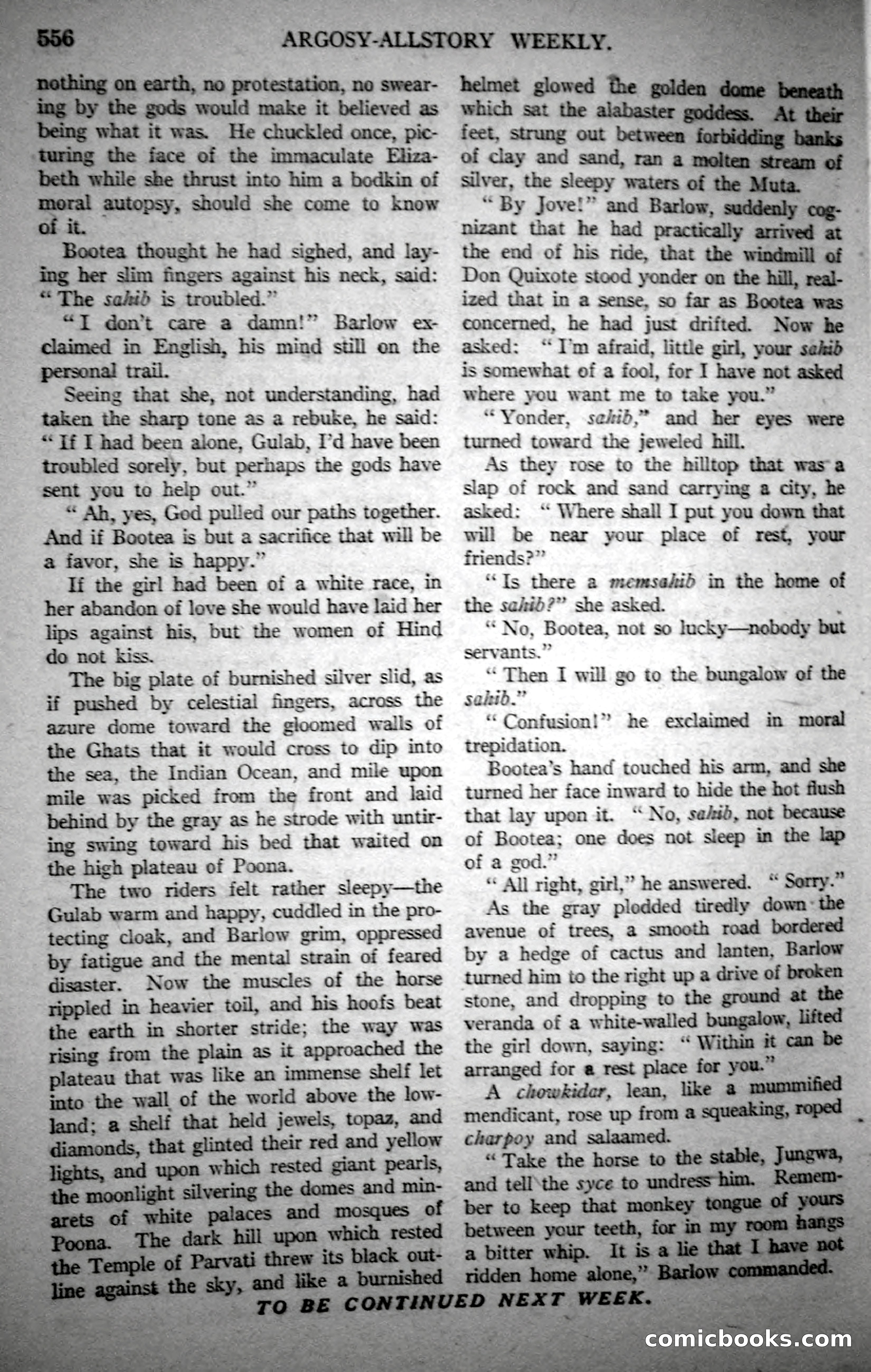 Argosy All-Story Weekly, October 21, 1922 — page 86 of 176