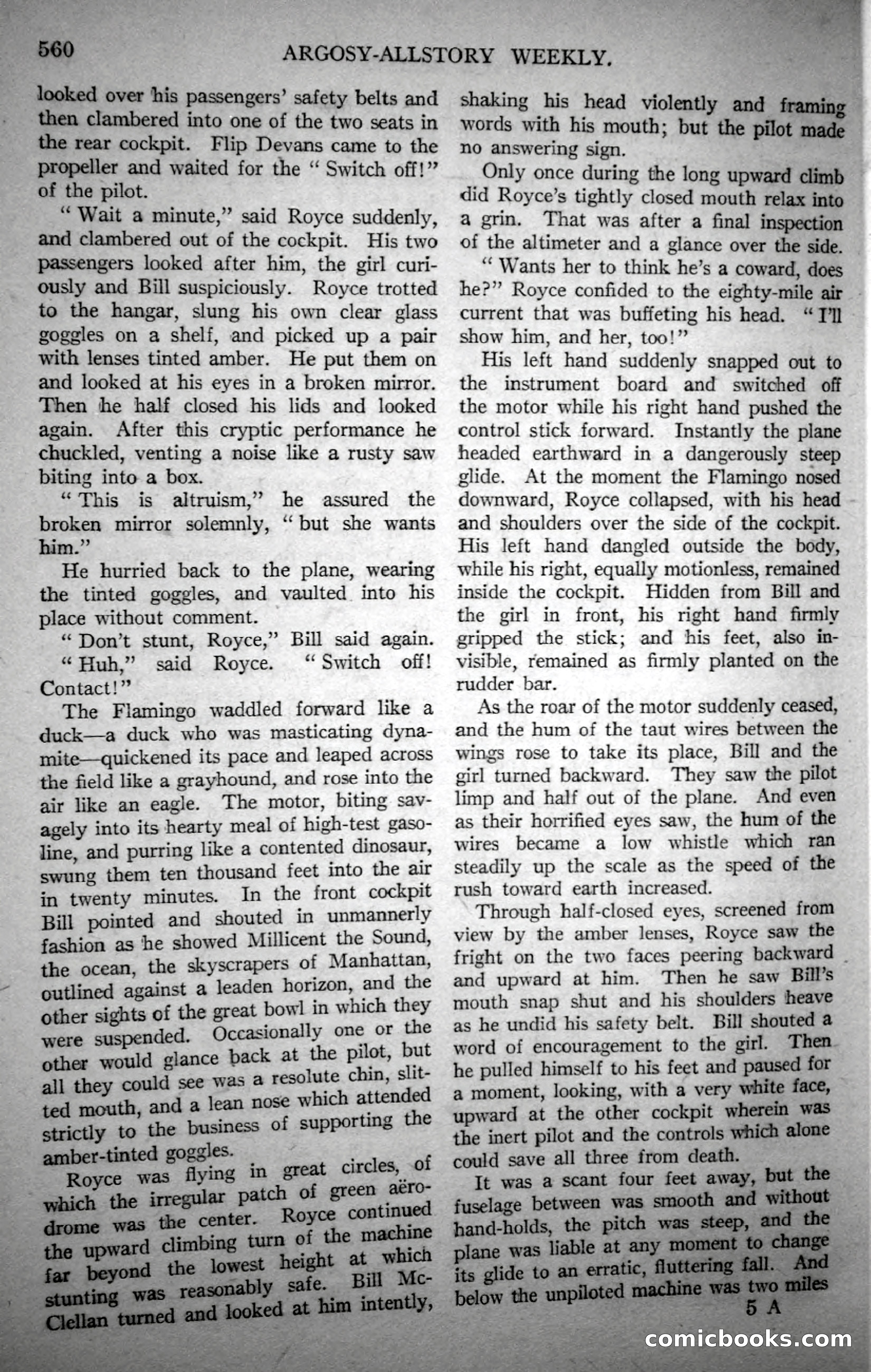 Argosy All-Story Weekly, October 21, 1922 — page 90 of 176