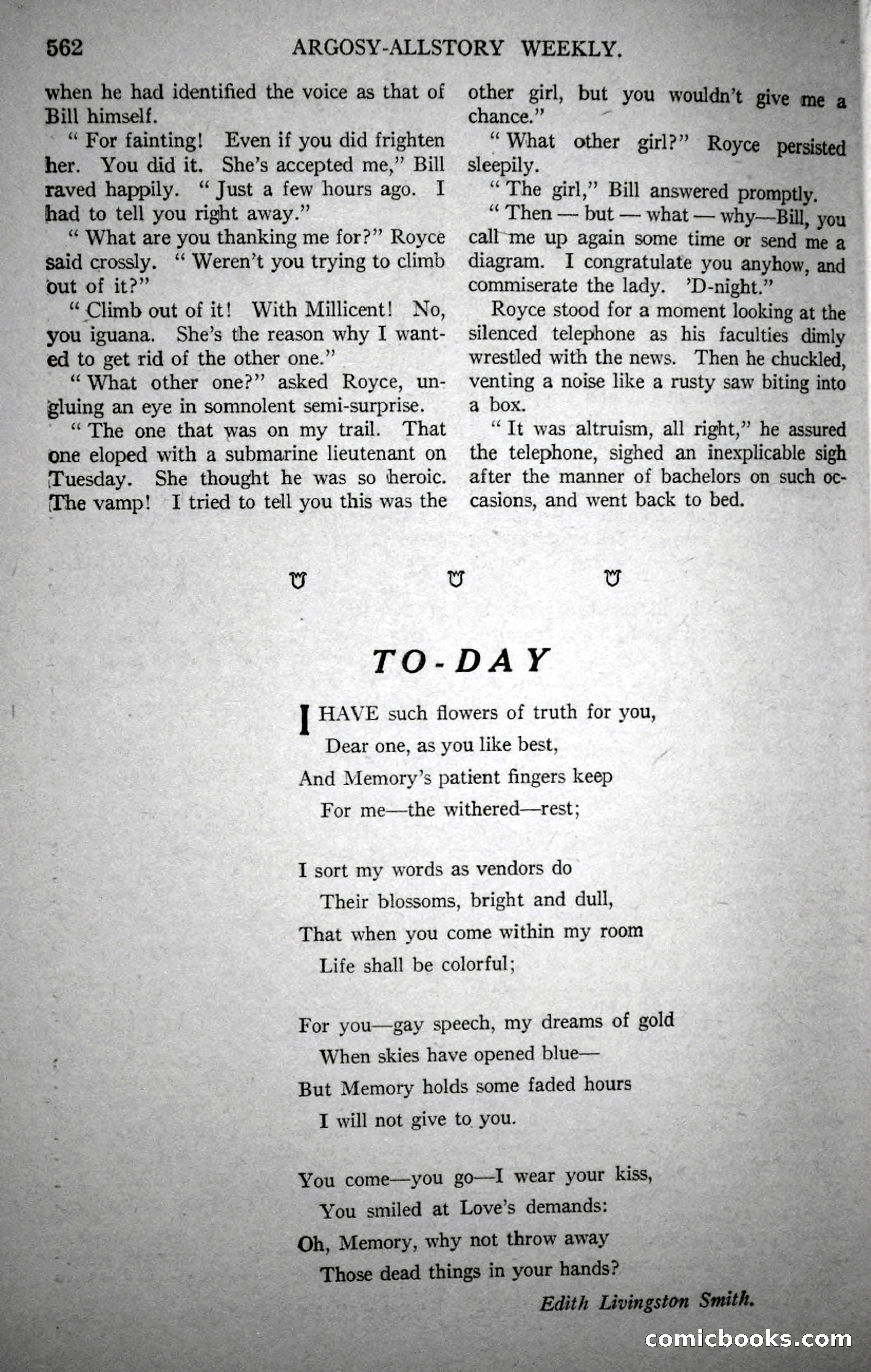 Argosy All-Story Weekly, October 21, 1922 — page 92 of 176