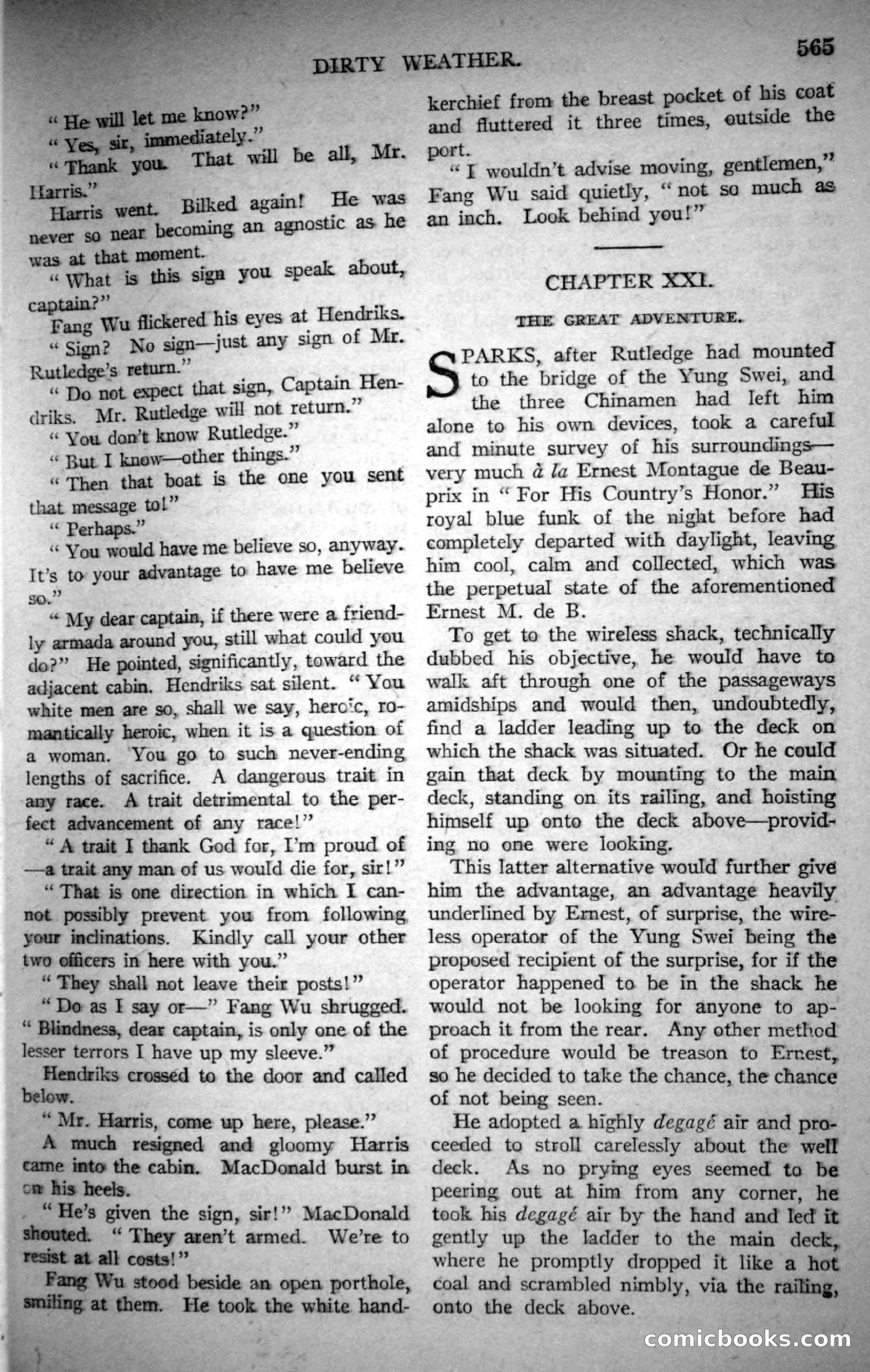 Argosy All-Story Weekly, October 21, 1922 — page 95 of 176