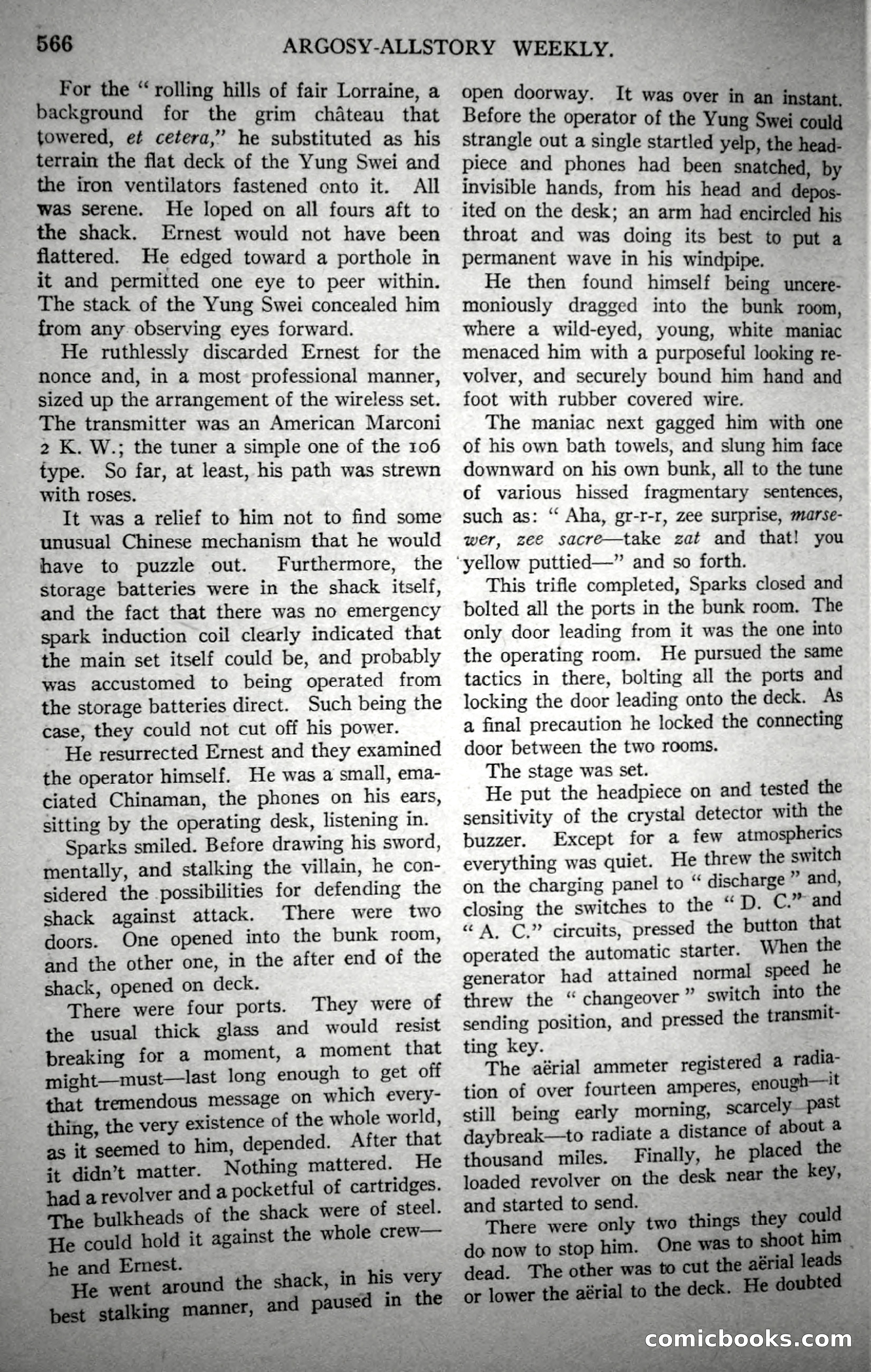 Argosy All-Story Weekly, October 21, 1922 — page 96 of 176